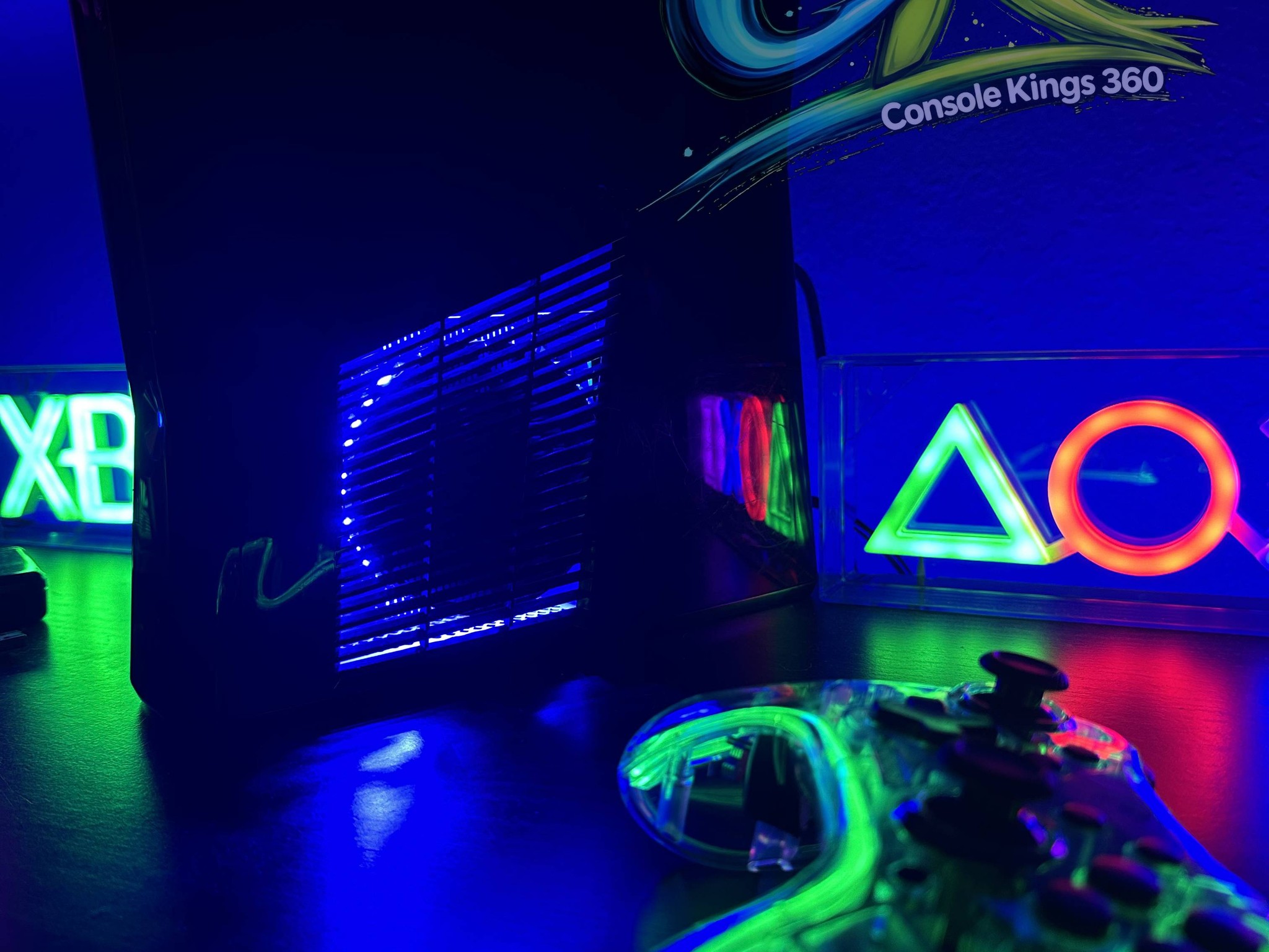 Xbox 360 Slim - RGH3  - Custom LEDs