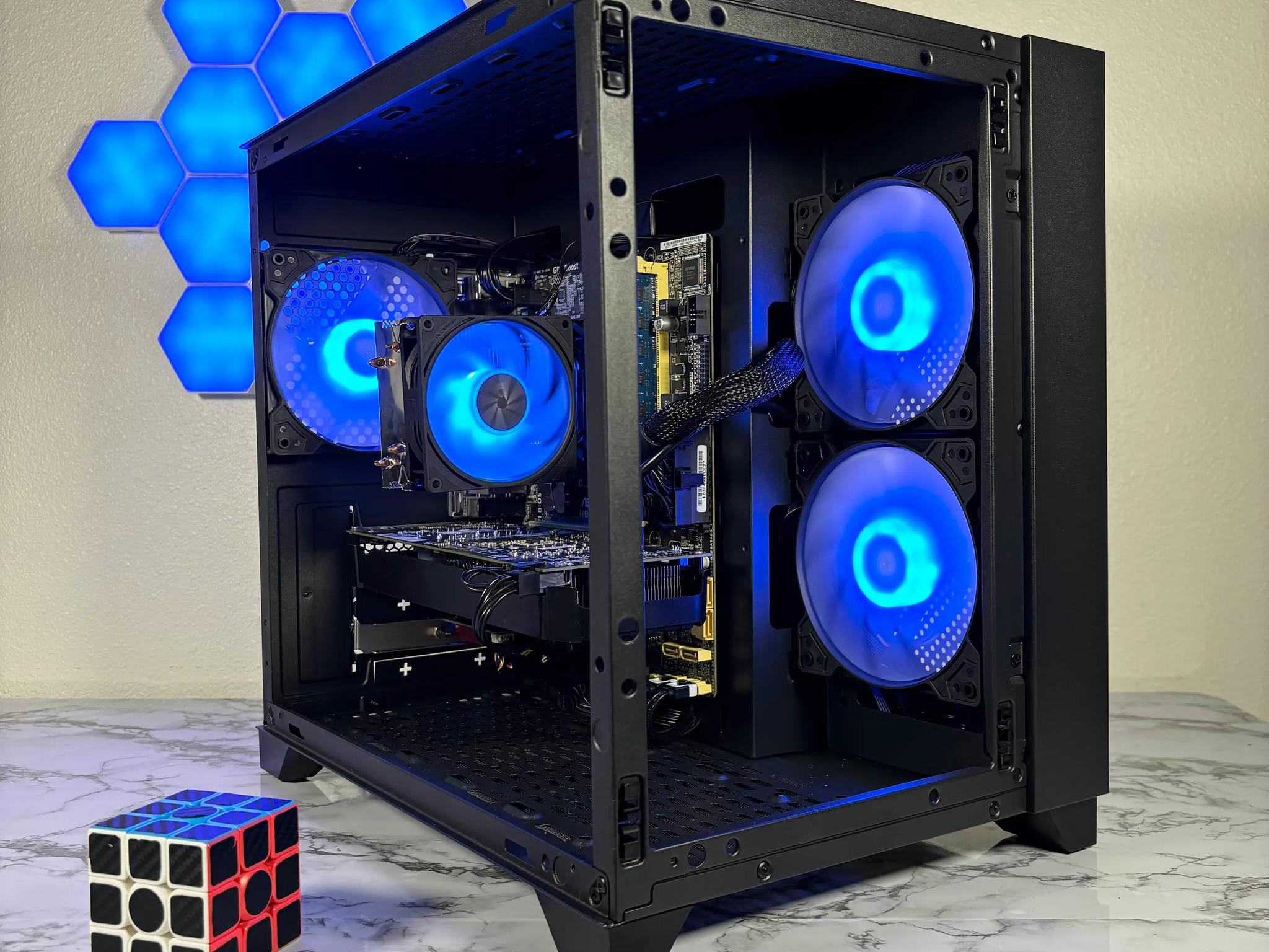 🔵⚫️ | Budget RGB Gaming PC | i7-4770* + GTX 1060 6GB | 16GB | WiFi INCLUDED | #0004