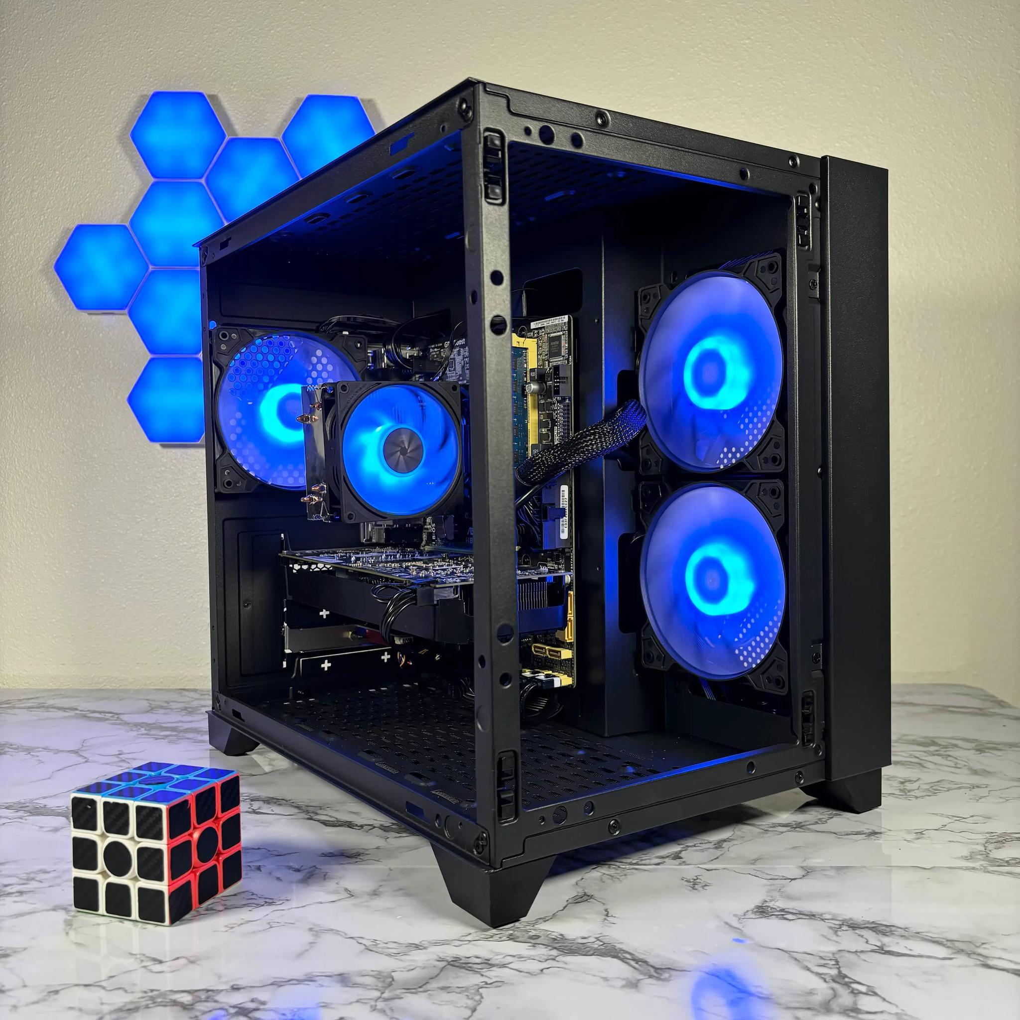 🔵⚫️ | Budget RGB Gaming PC | i7-4770* + GTX 1060 6GB | 16GB | WiFi INCLUDED | #0004