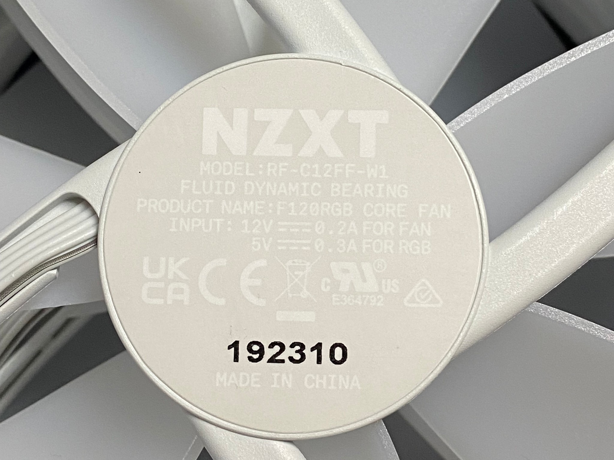 NZXT F120 RGB Core 120mm Fans X3
