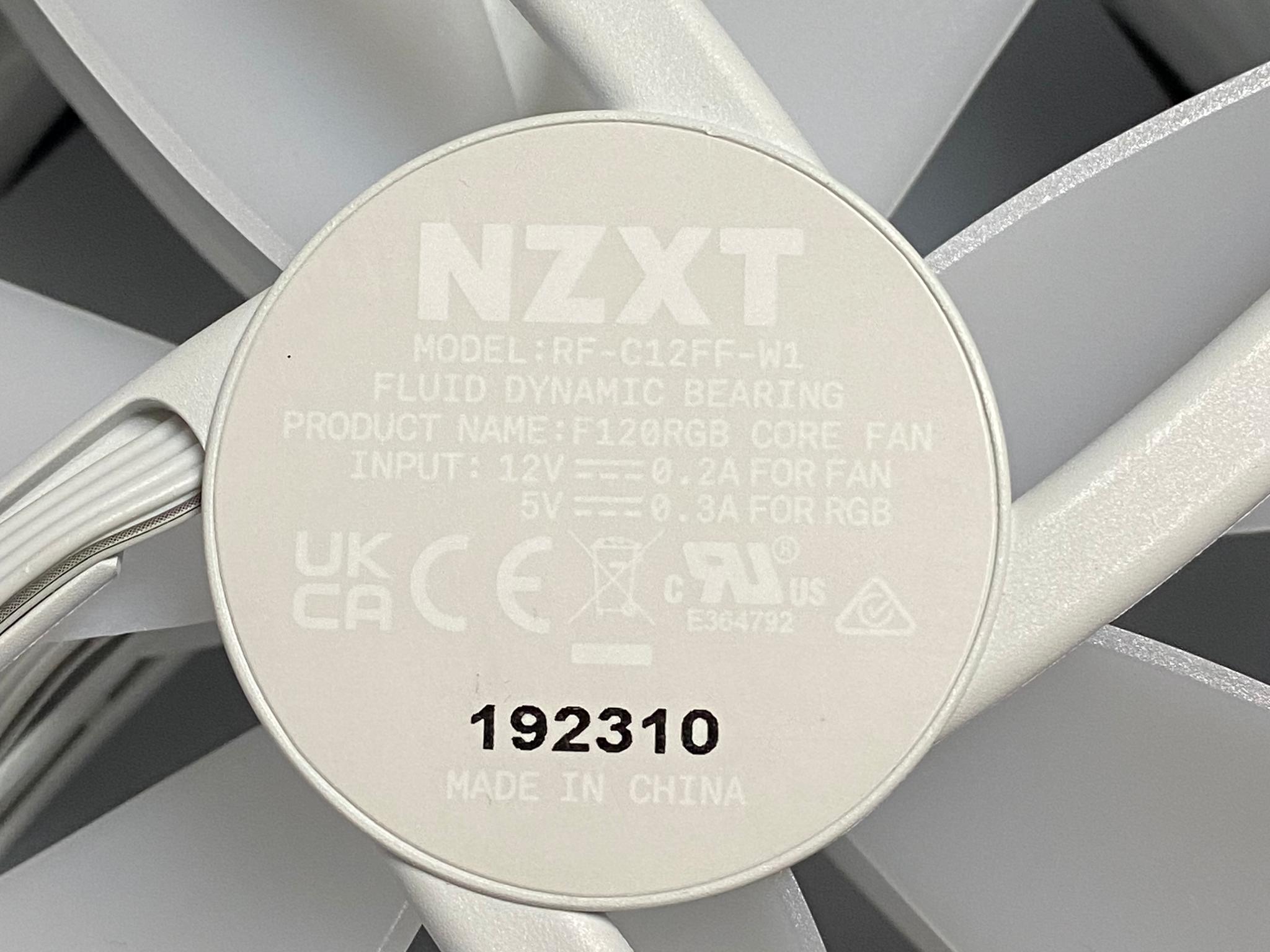 NZXT F120 RGB Core 120mm Fans X3