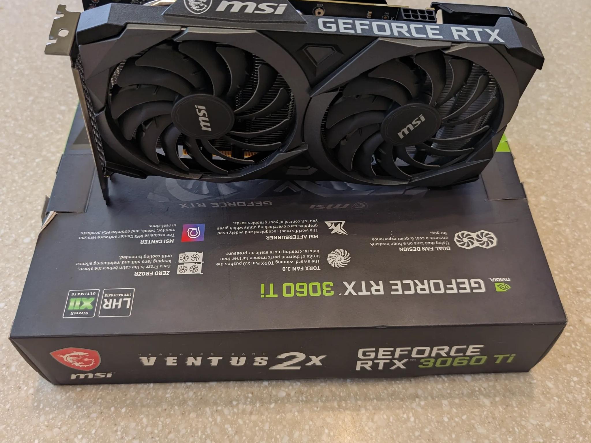 MSI Ventus 2X OC 3060 TI 8GB