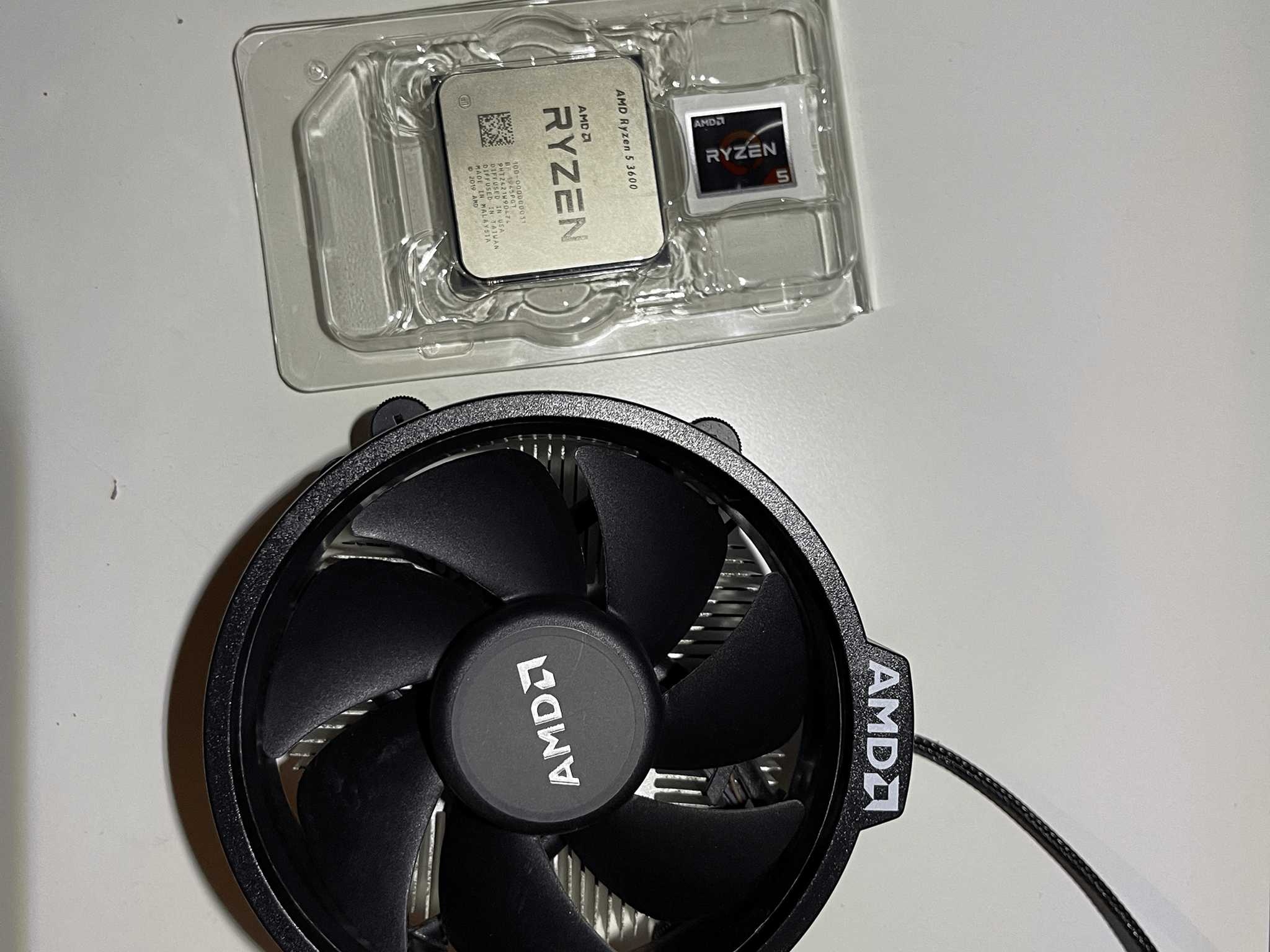 AMD RYZEN 5 3600 W/ COOLER