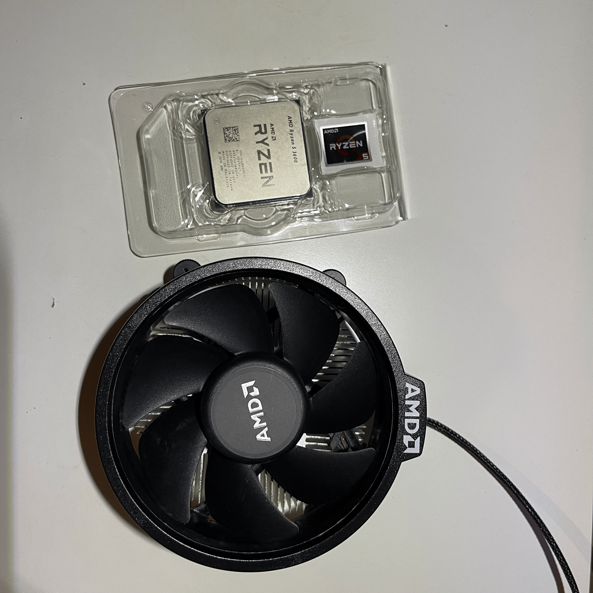 AMD RYZEN 5 3600 W/ COOLER