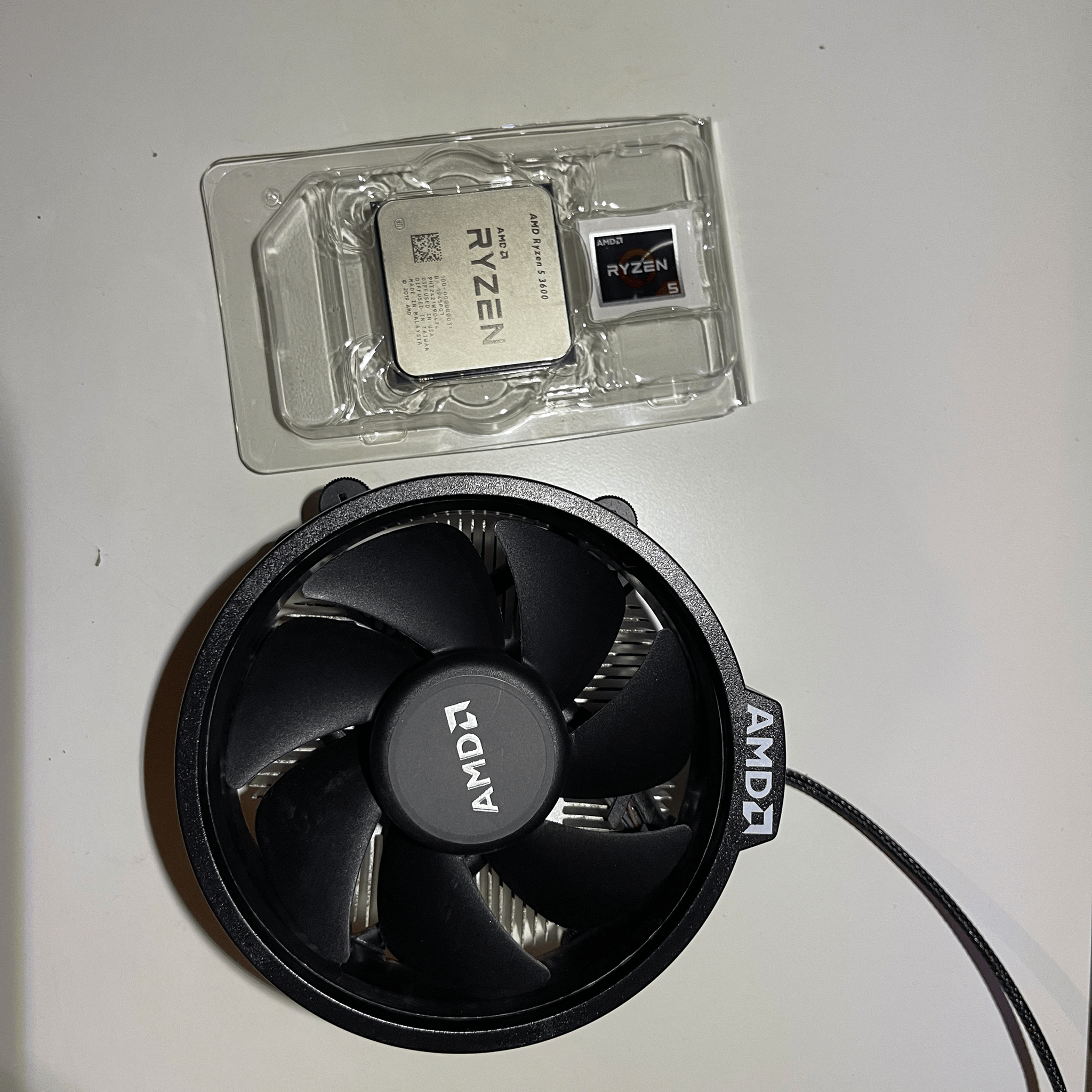 AMD RYZEN 5 3600 W/ COOLER