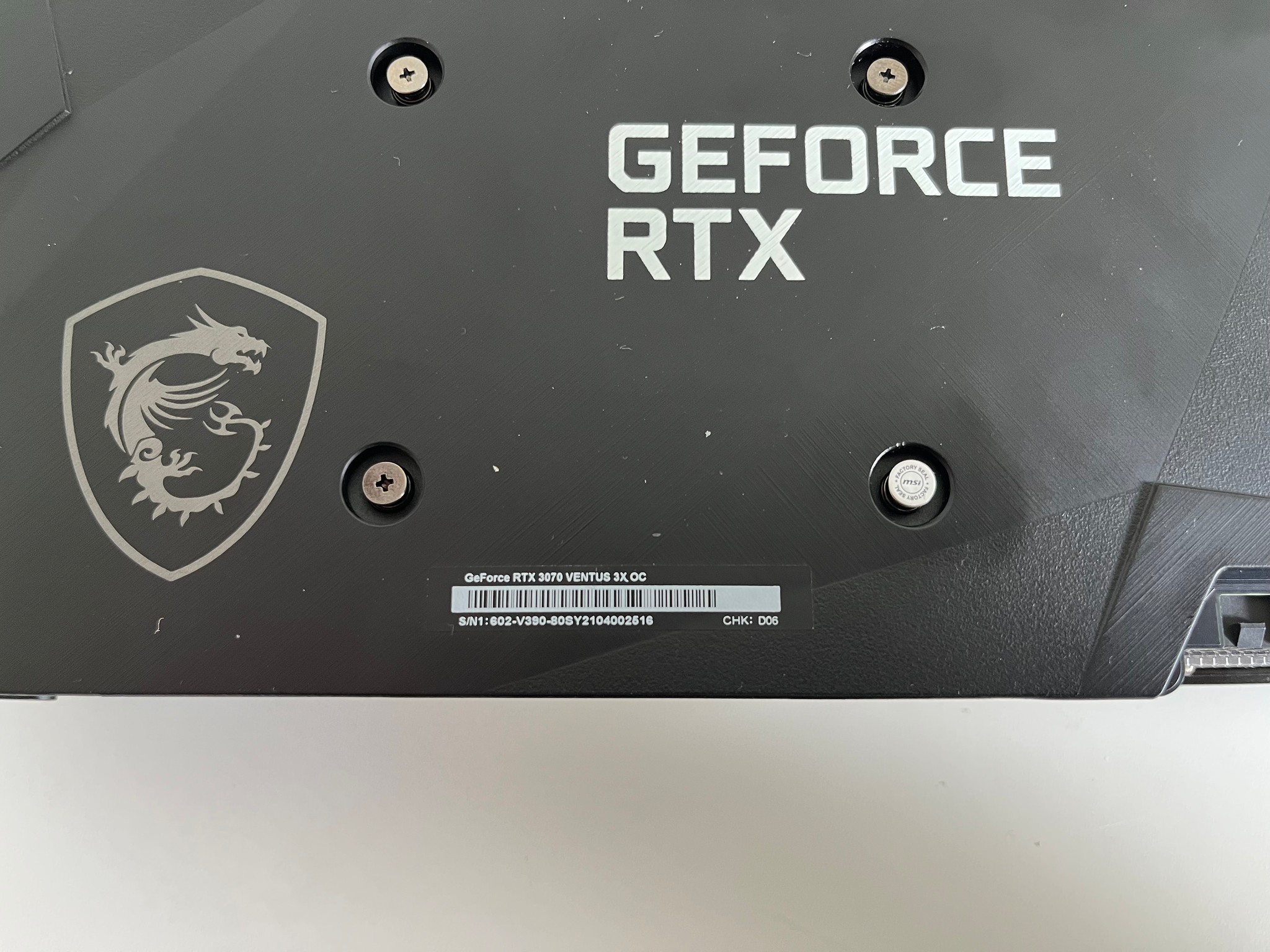 GeForce RTX™ 3070 VENTUS 3X OC