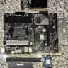 Combo ASRock X570 PHANTOM GAMING 4S AMD ATX AM4 Mobo, 32GB Vegeance LPX RAM, MSI GeForce GT 710 GPU