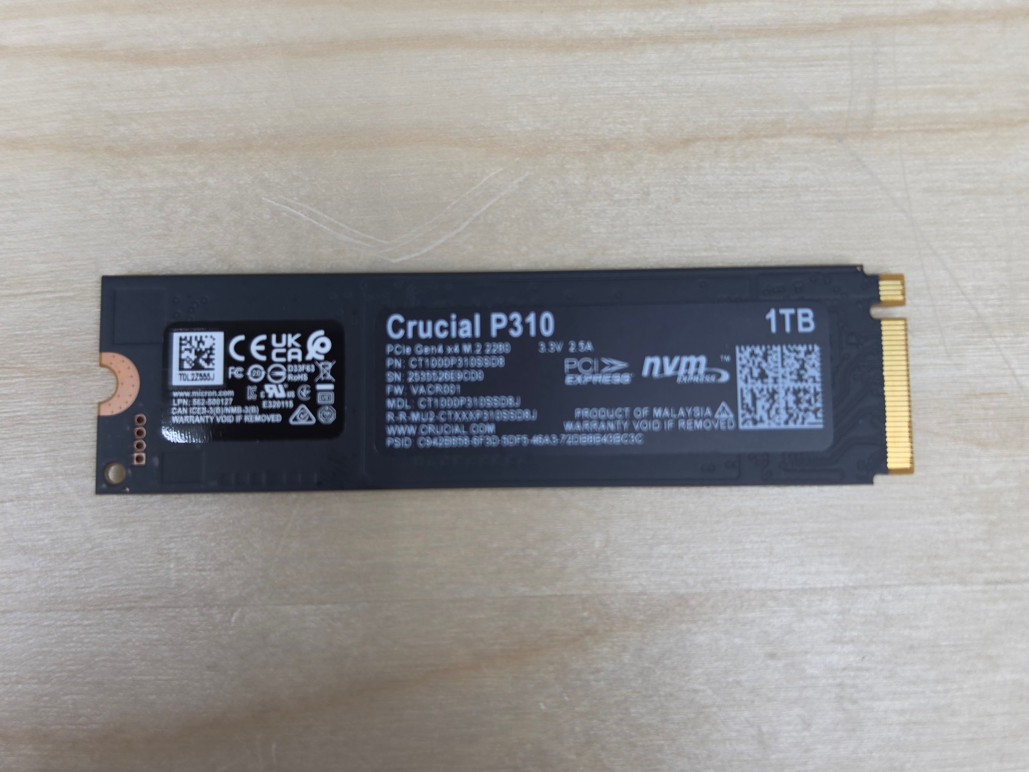 Crucial P310 1TB