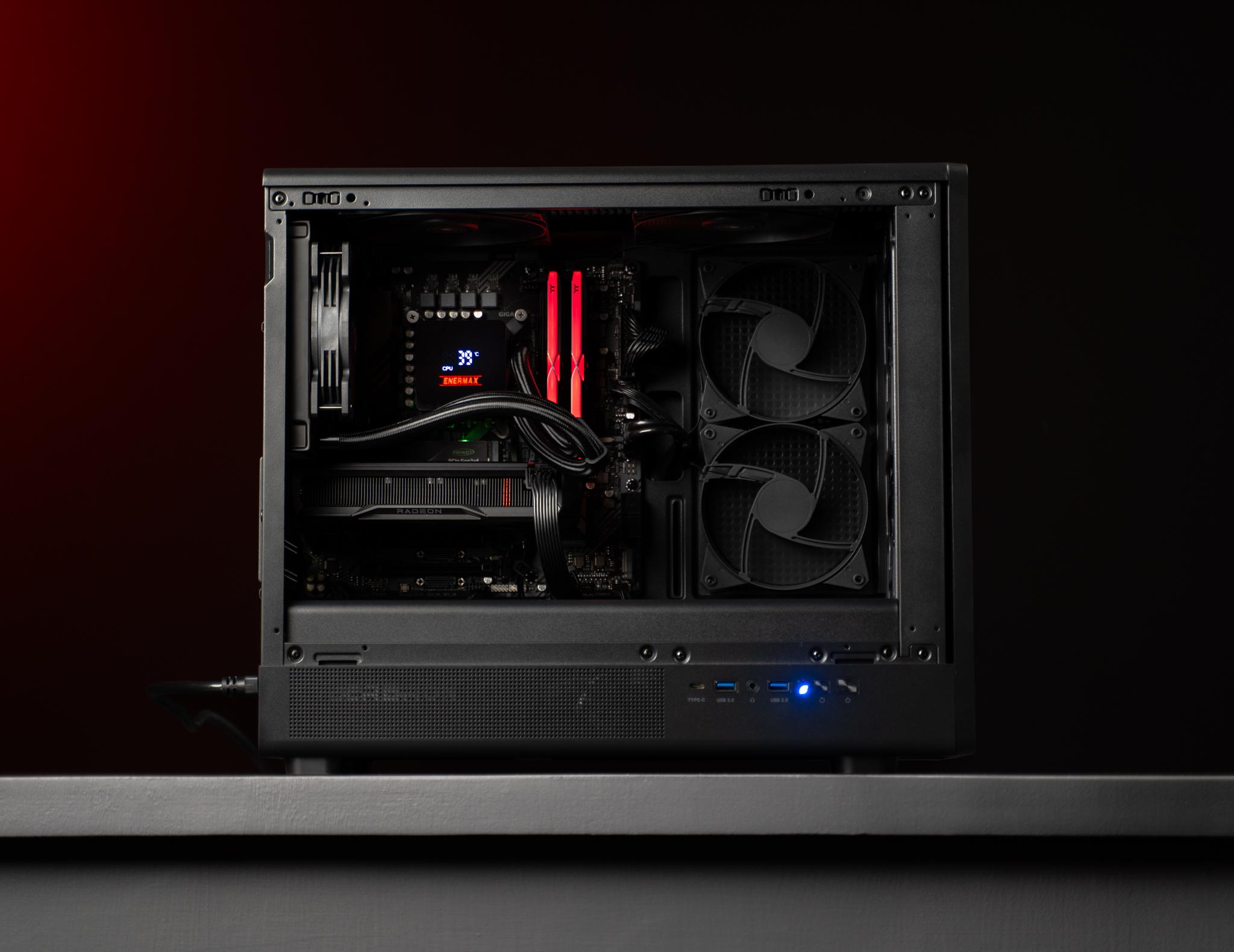 “Procfourm ” RX 7600 i5 13400F 1TB 32GB Windows 11 Liquid Cooled Gaming PC Powerhouse