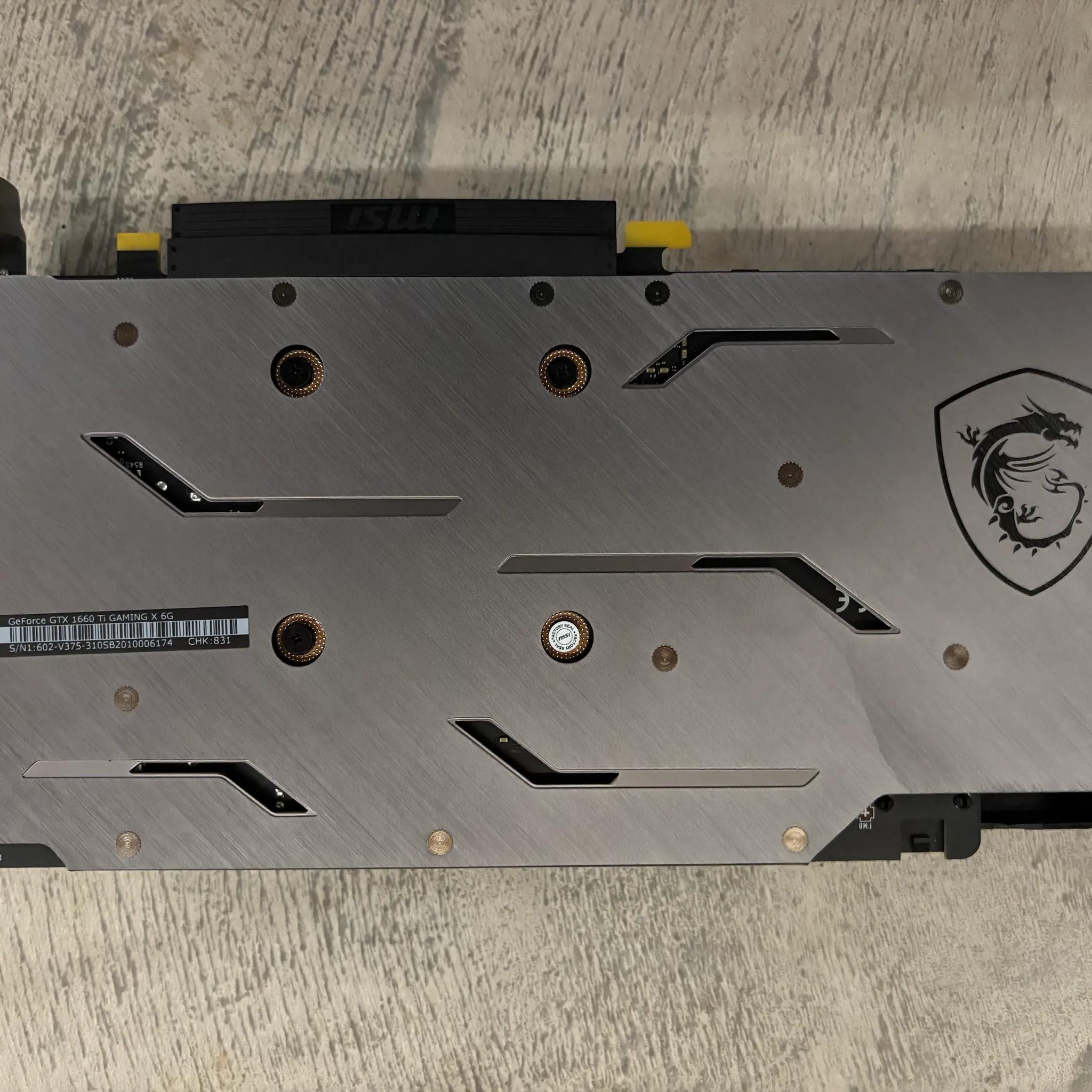 MSI Gaming GeForce GTX 1660 Ti 192-bit HDMI/DP 6GB GDRR6