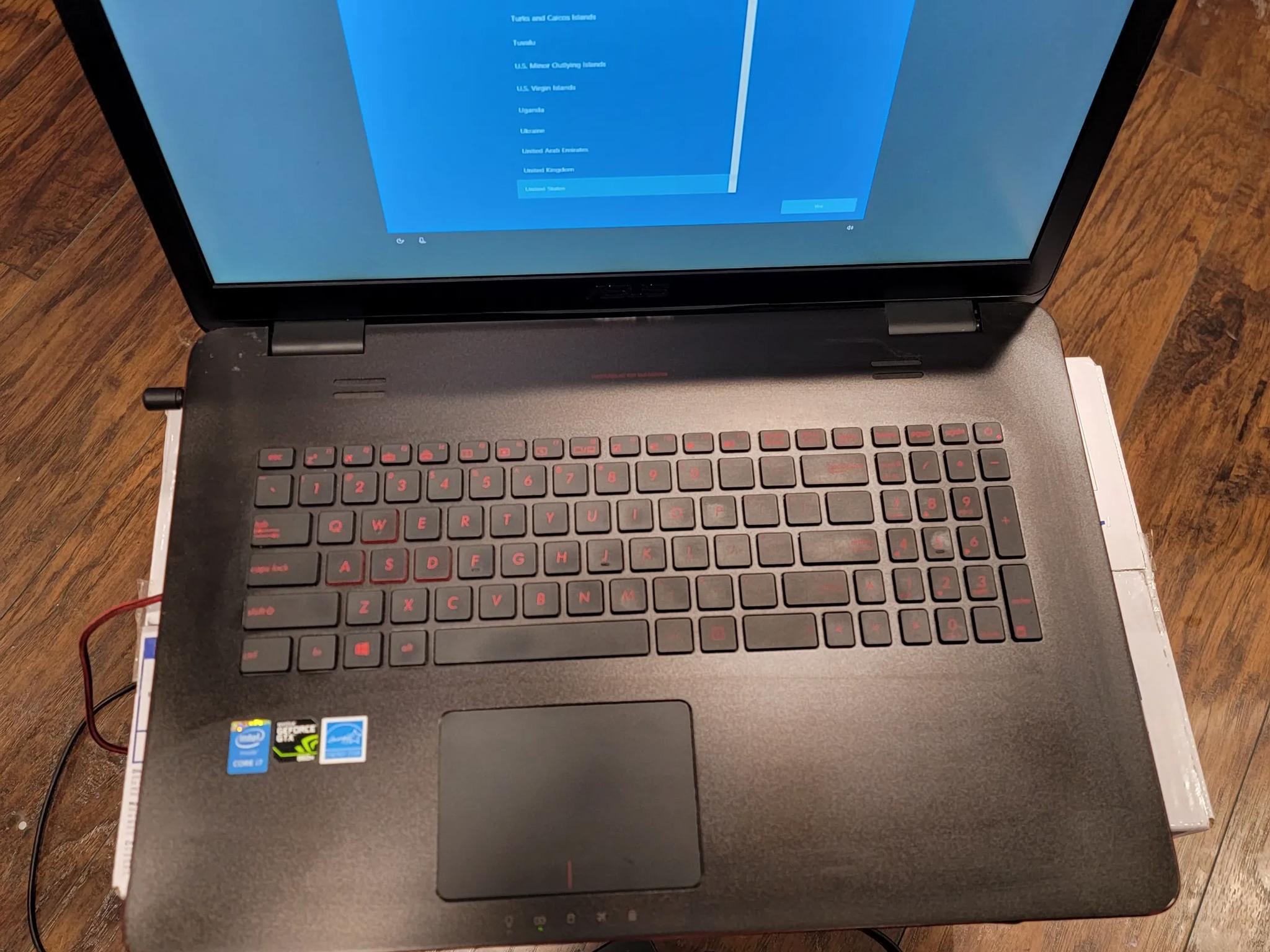 Asus ROG laptop