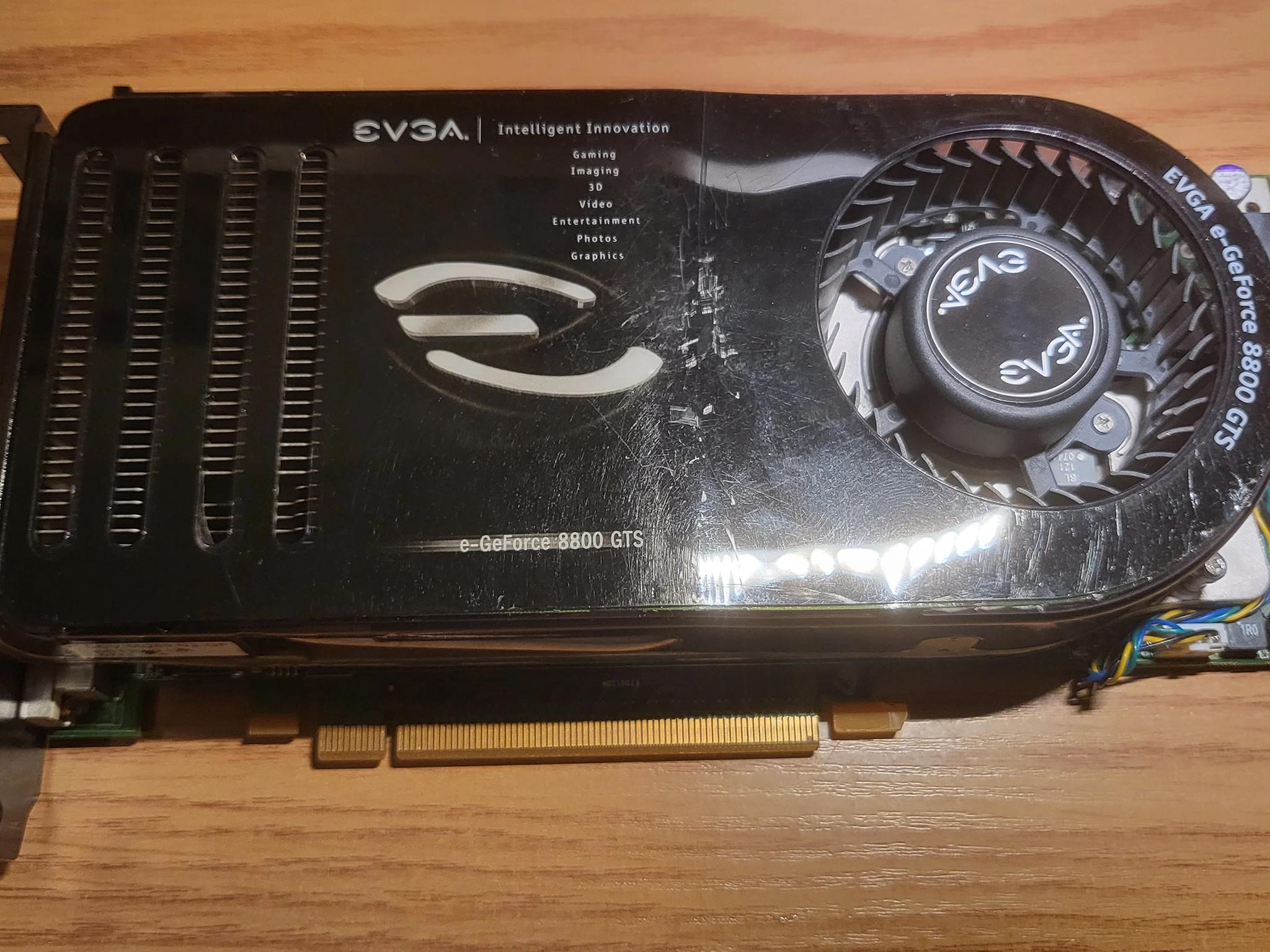 USED NVidia EVGA GeForce 8800GTS 320MB Graphics Card