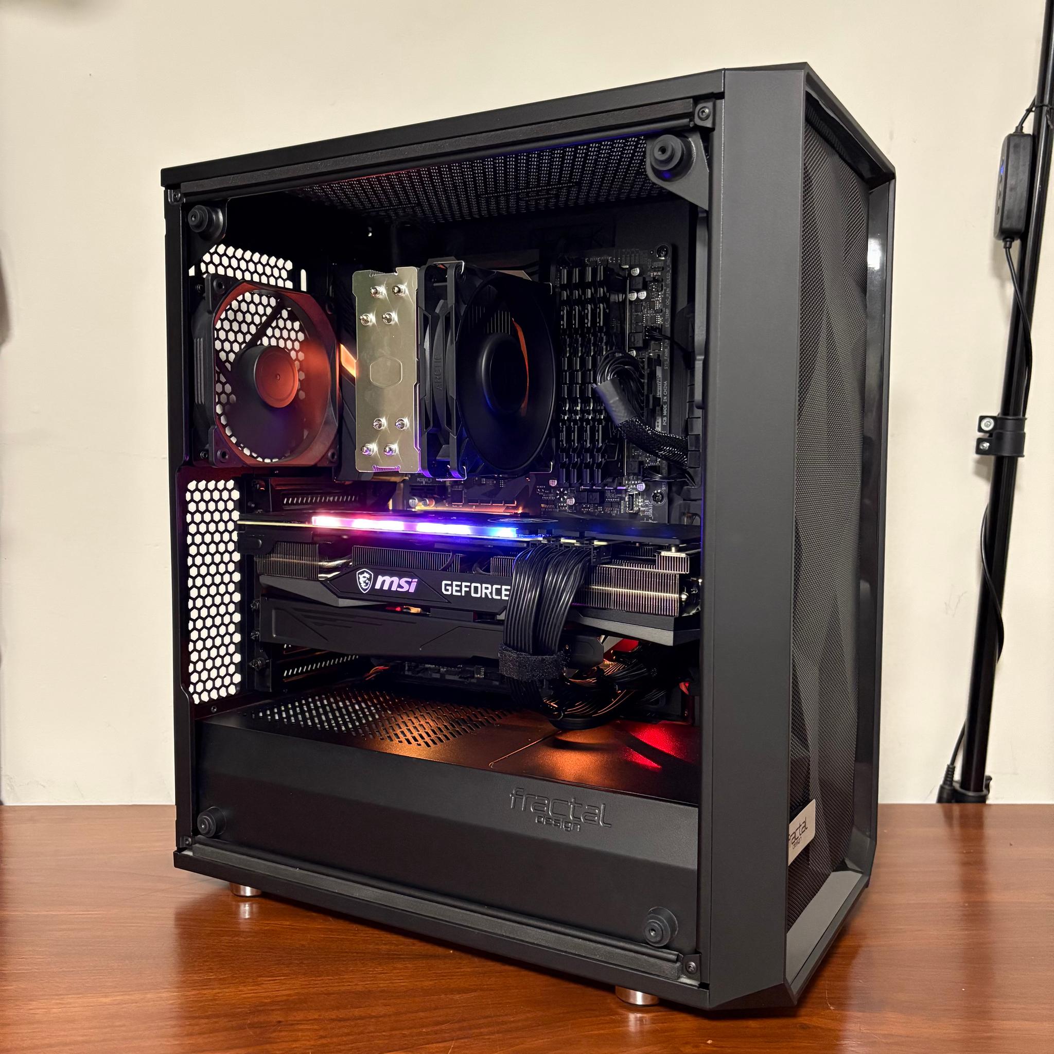 RTX 3070 | Ryzen 5 5600X | 32GB DDR4 | 1.5TB NVMe SSD | 650W PSU | 3x 120mm Fans | ATX Case
