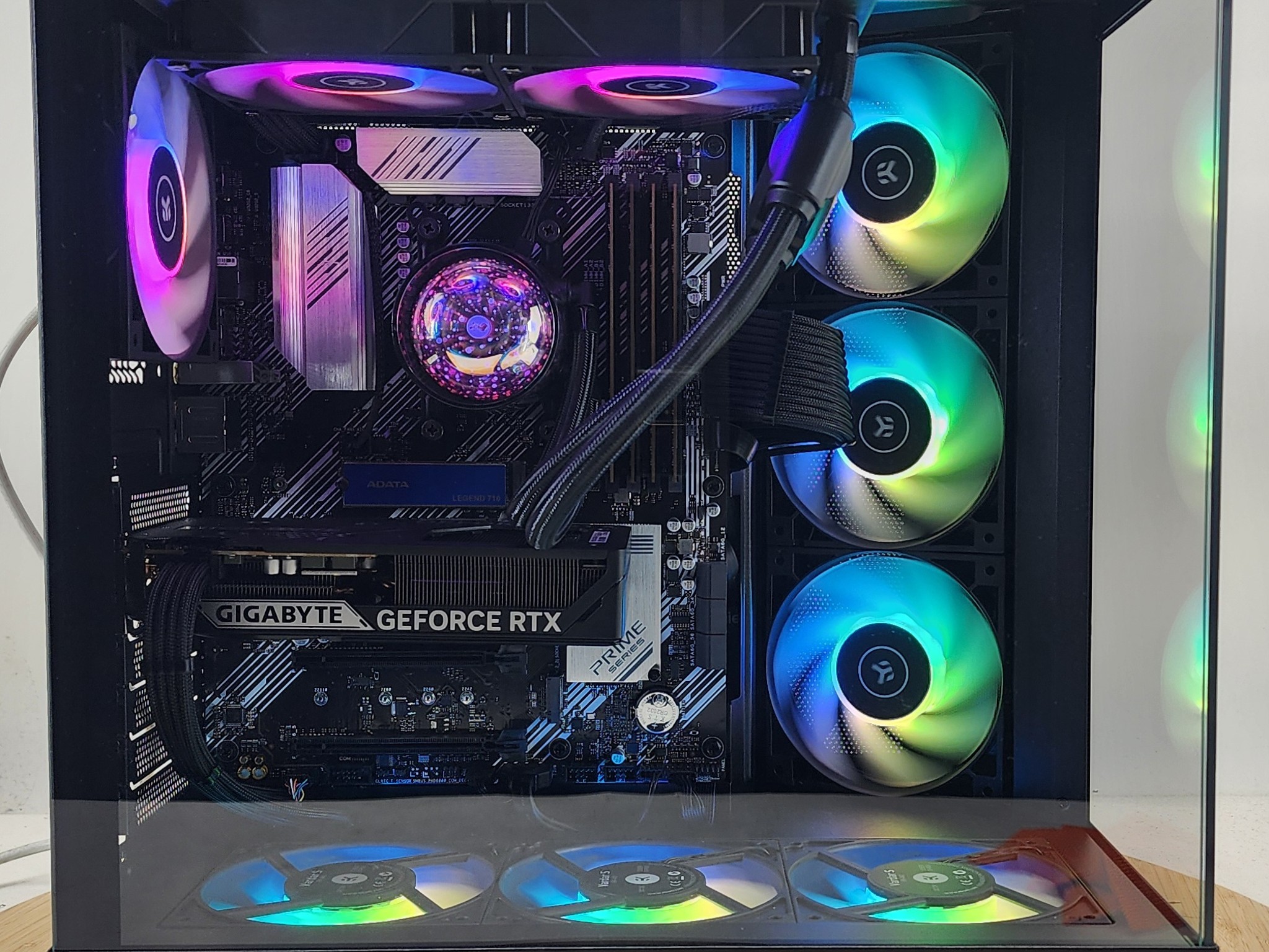Gaming PC Ryzen 7 5700X 16GB RAM 1TB SSD RTX 5060  8GB Windows 11 Computer