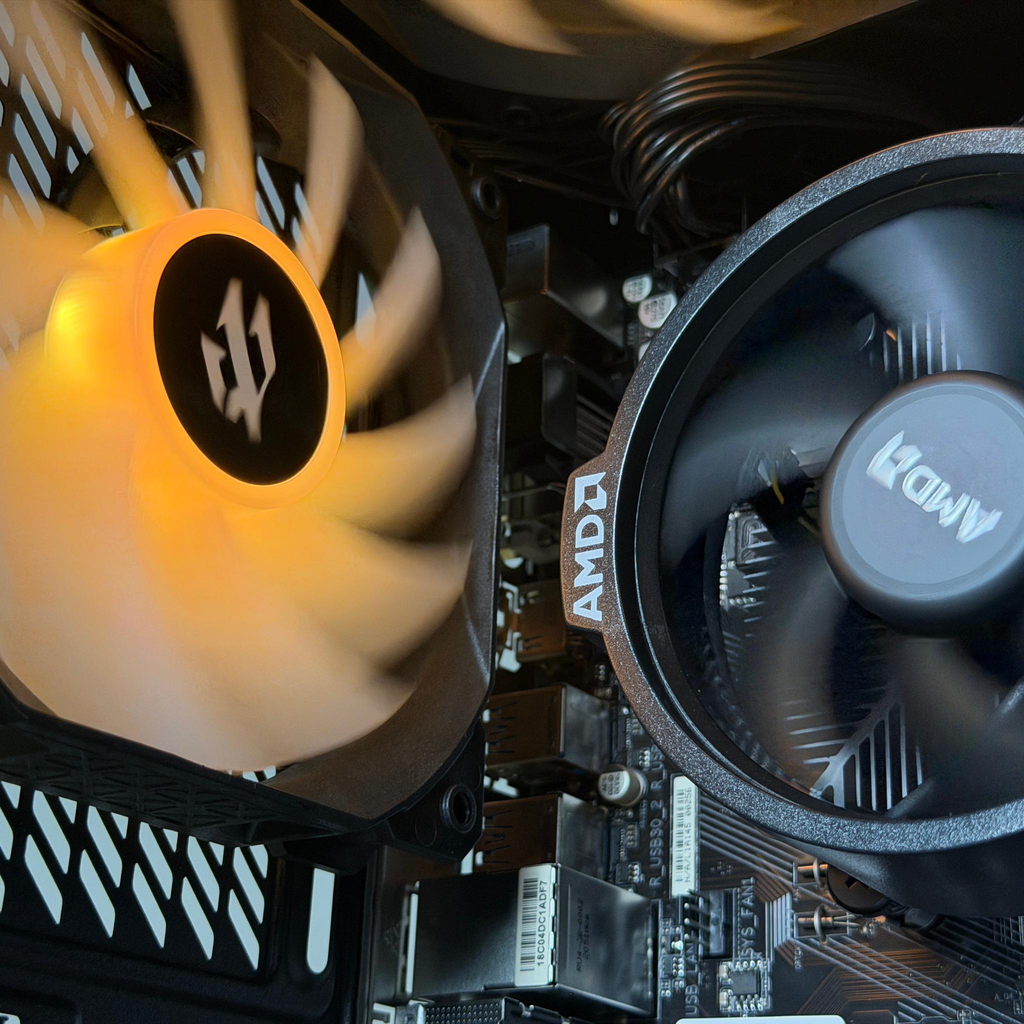 ⚫️🧡1080P BUDGET GAMING PC🧡⚫️ Ryzen 5 2600 | GTX 1660 TI | 16GB RAM | 500gb SSD | WIFI + Bluetooth