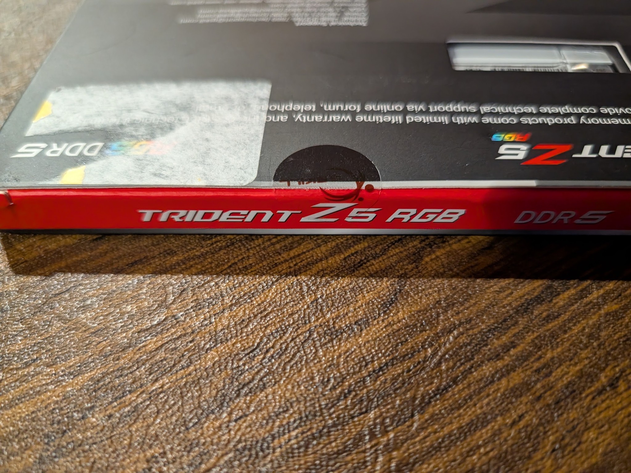 G.Skill Trident Z5 RGB (DDR5/Intel XMP) DDR5-8400 CL40 48GB (2x24GB) BRAND NEW SEALED