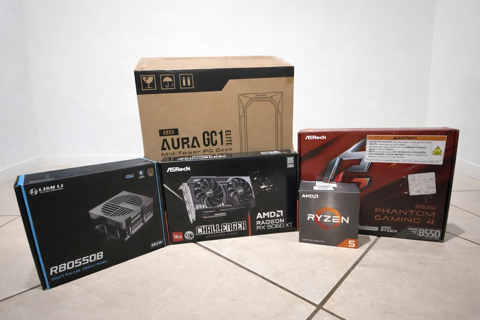 PC- 1440p Ready | 9060 XT 16 GB | Built Recently