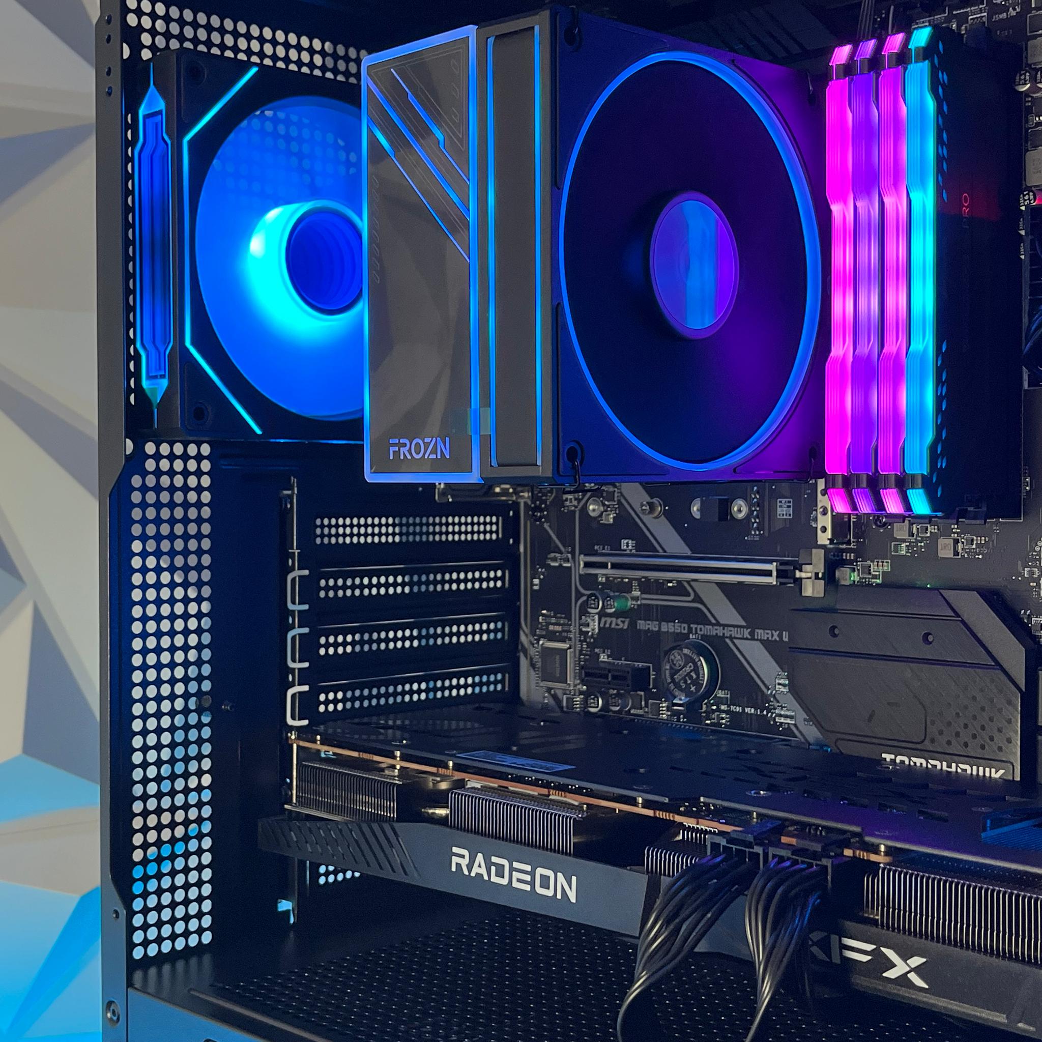 RX 6700 10GB, Ryzen 7 5800X, 32GB RAM | Black RGB Gaming Computer/PC