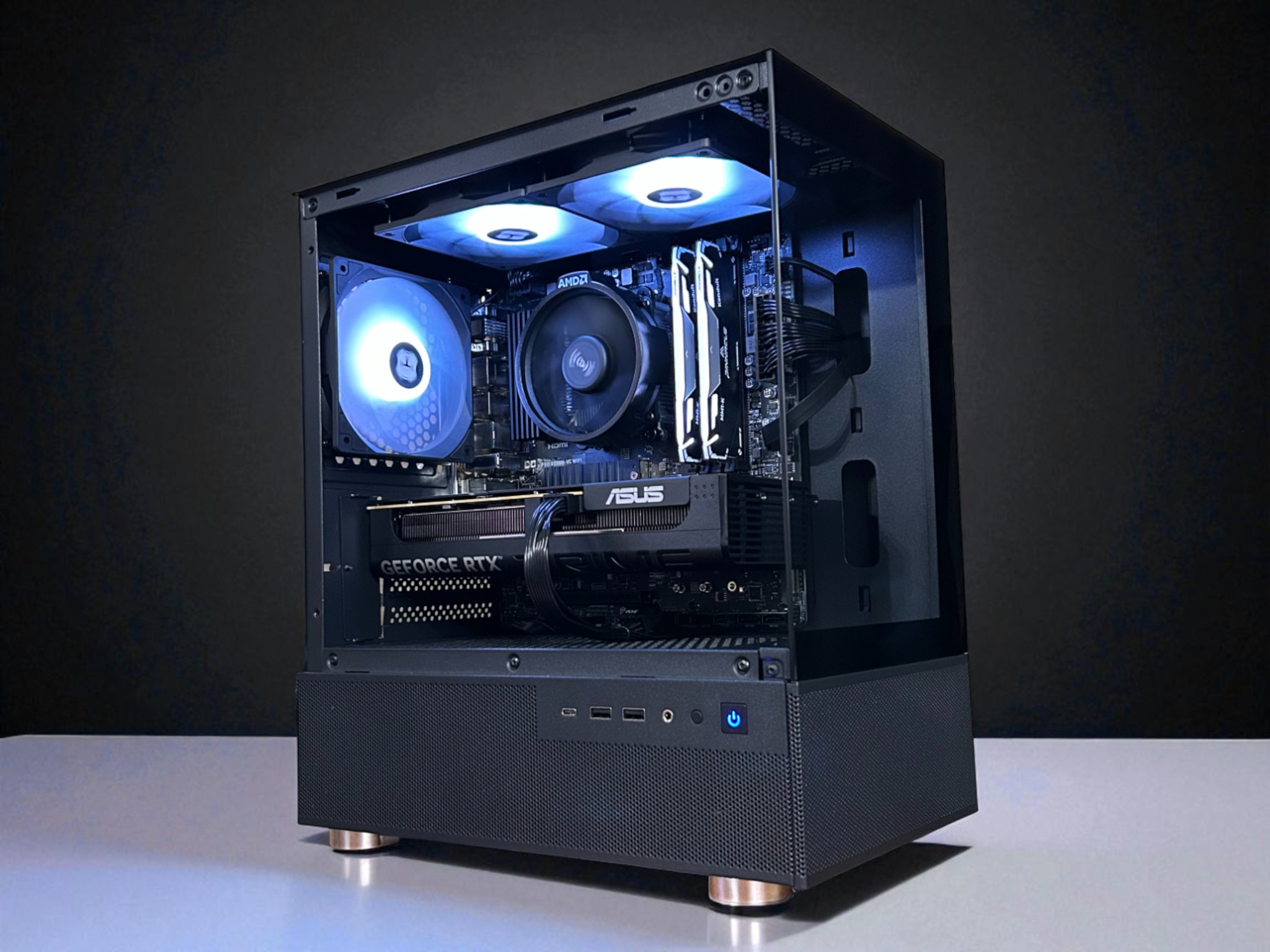 * BLACK FRIDAY SALE * RTX 5060 8GB | Ryzen 5 5600X | 32GB DDR4 | 1TB NVMe | The Officer RTX V2