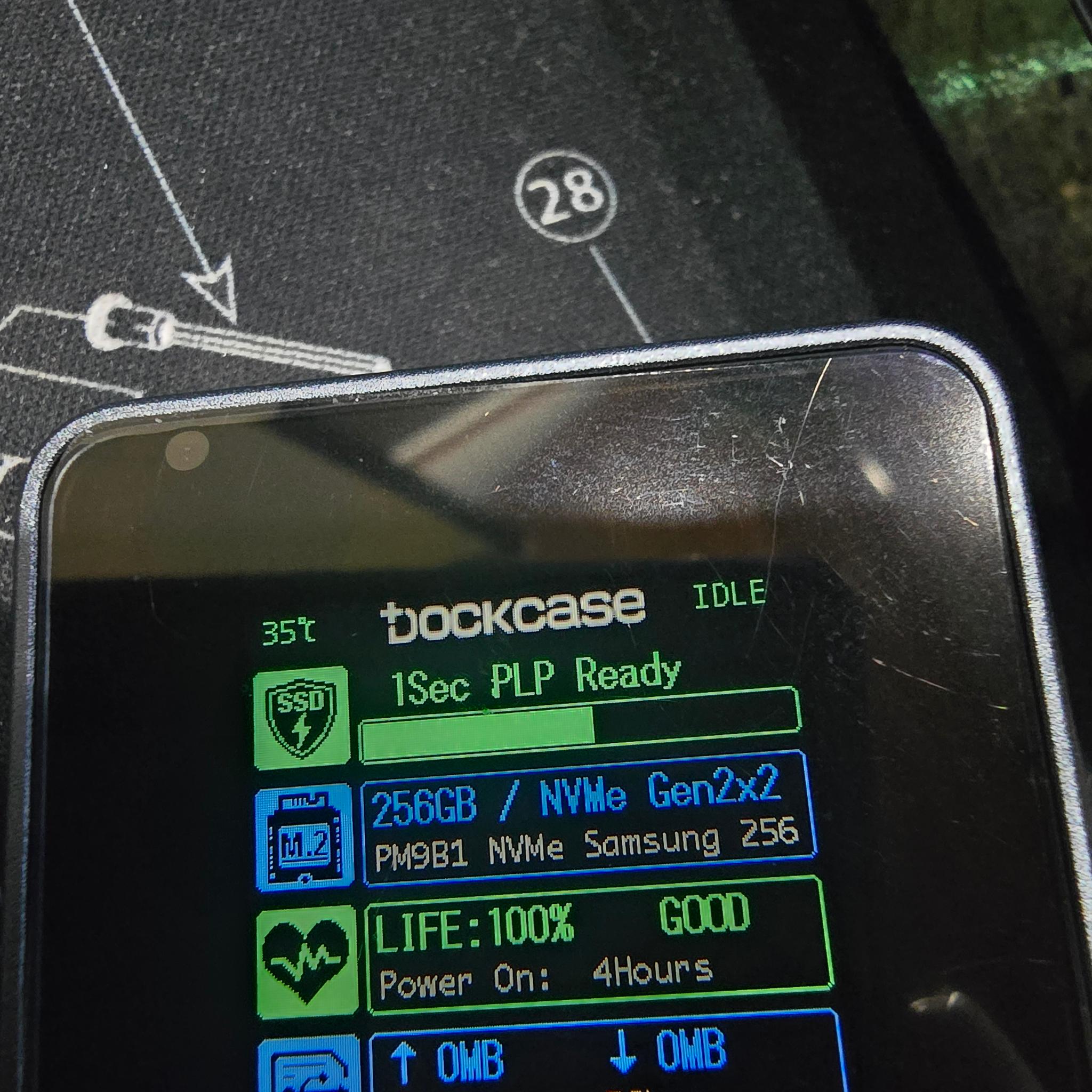 Dockcase Pocket Smart 2230 M.2 NVMe SSD W/ Samsung 256GB SSD