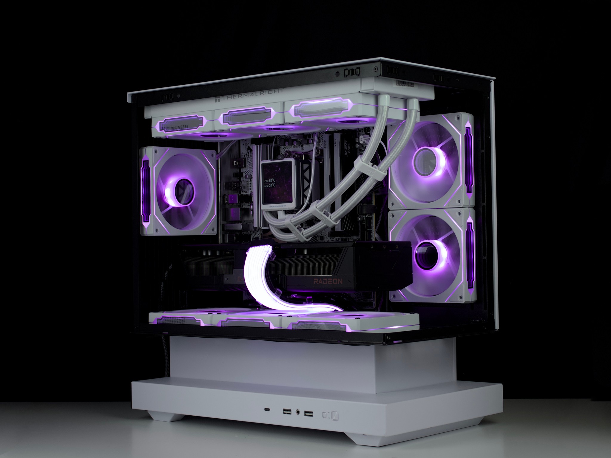 🧊⚡🗡️Panda - 1440P Gaming PC | RX 9070 XT, Ryzen 9 7900X3D, 32GB RAM, 2TB SSD | LCD Screen 🗡️⚡🧊