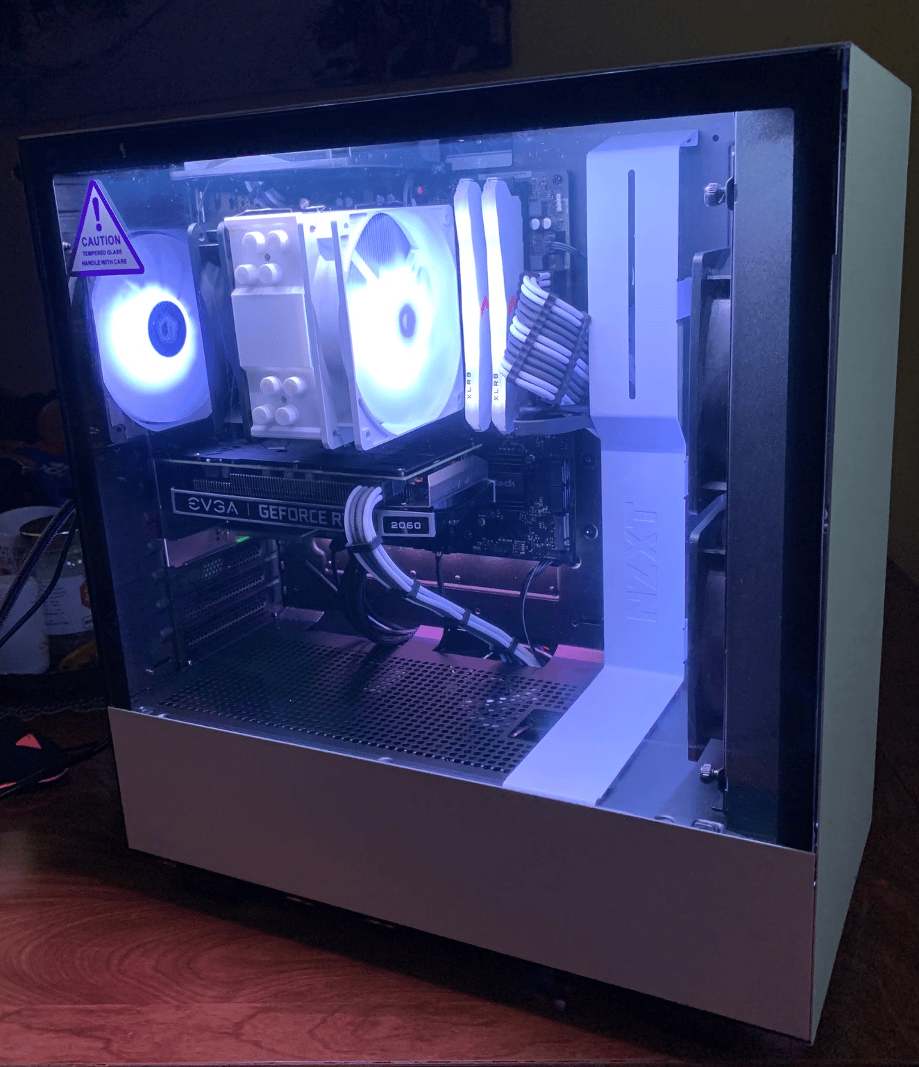 🔥 clean capable gaming/streaming/editing pc (clean argb white aesthetics built w/new parts) 🔥