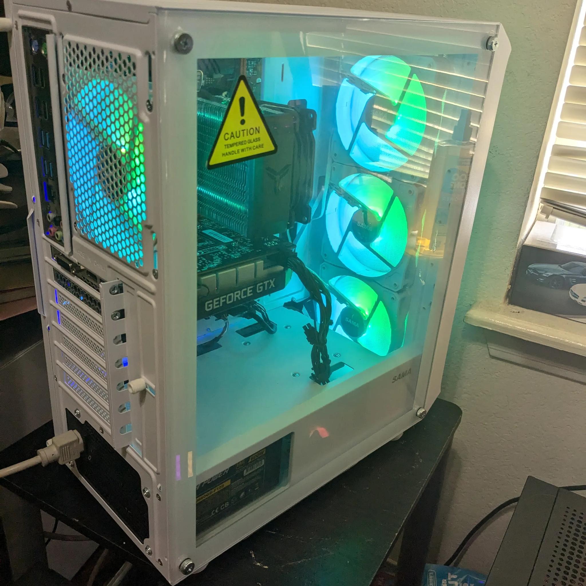 FREE SHIP - Intel 6 Core Xeon, 16GB DDR4, GTX 1650 SUPER 4GB, 480GB SSD, Win10, WiFi, RGB