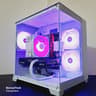 ❄️White Gaming PC w RGB - Ryzen 5 4500 ● 16GB RAM ● 1TB SSD - RX 6600 8GB ● Great Value 1080p