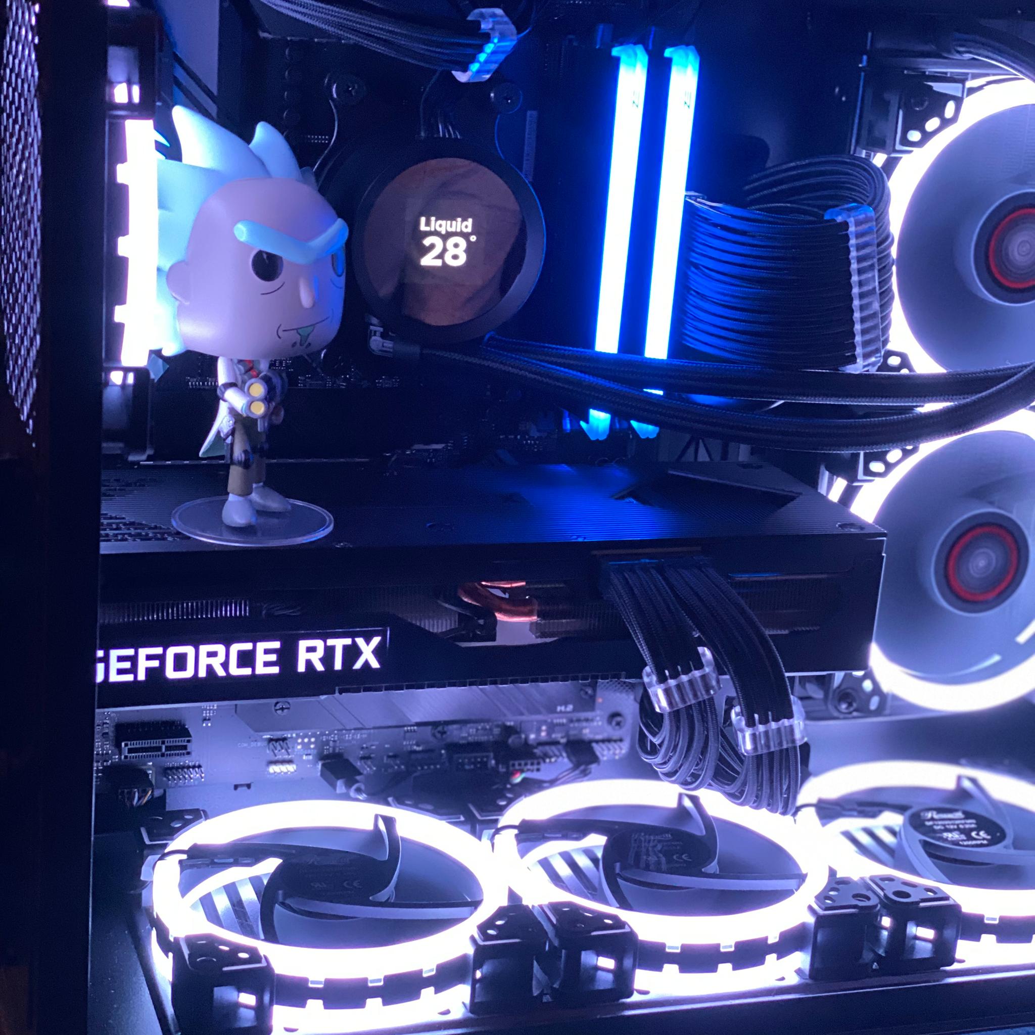 High End Gaming PC|| RTX 3080| Ryzen 7 5800X| 32GB DDR4 RGB RAM| 1TB NVMe|LCD Liquid Aio|Windows 11