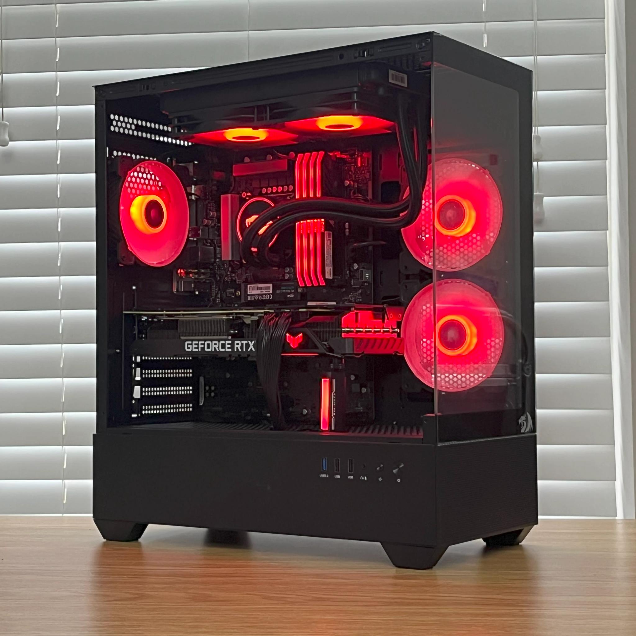 🖤❤️  i7-11700KF | RTX 3080 | 32GB DDR4 | 1TB SSD | Gaming PC ❤️🖤
