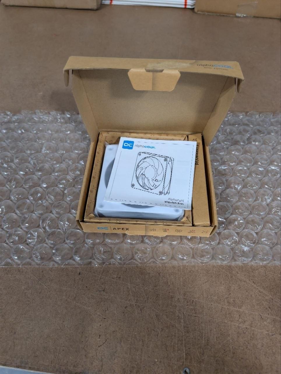 Alphacool Apex Stealth Metal Fan 2000rpm White - 120x120x25mm (13820)