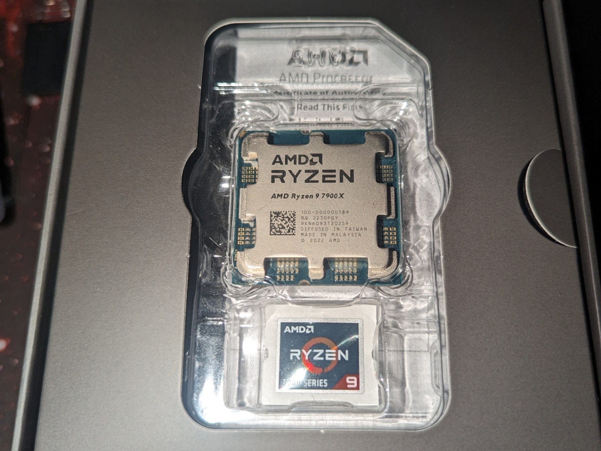 AMD Ryzen 9 7900X - Lightly used like new!