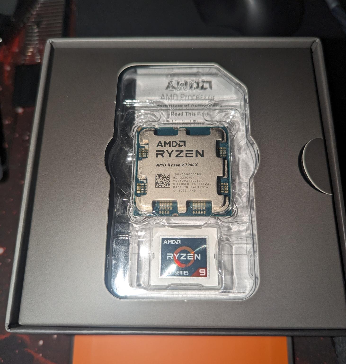 AMD Ryzen 9 7900X - Lightly used like new!