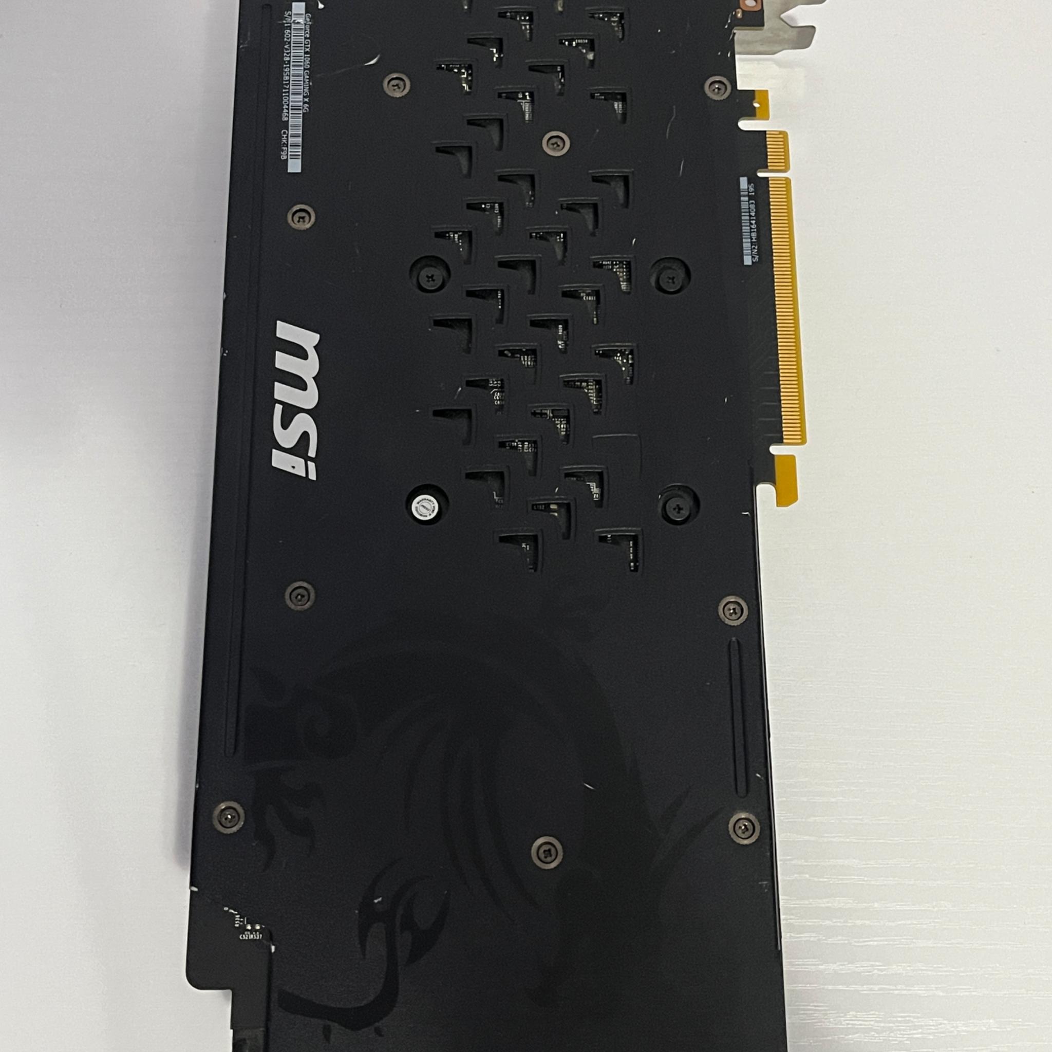 MSI GTX 1060 6GB GAMING X