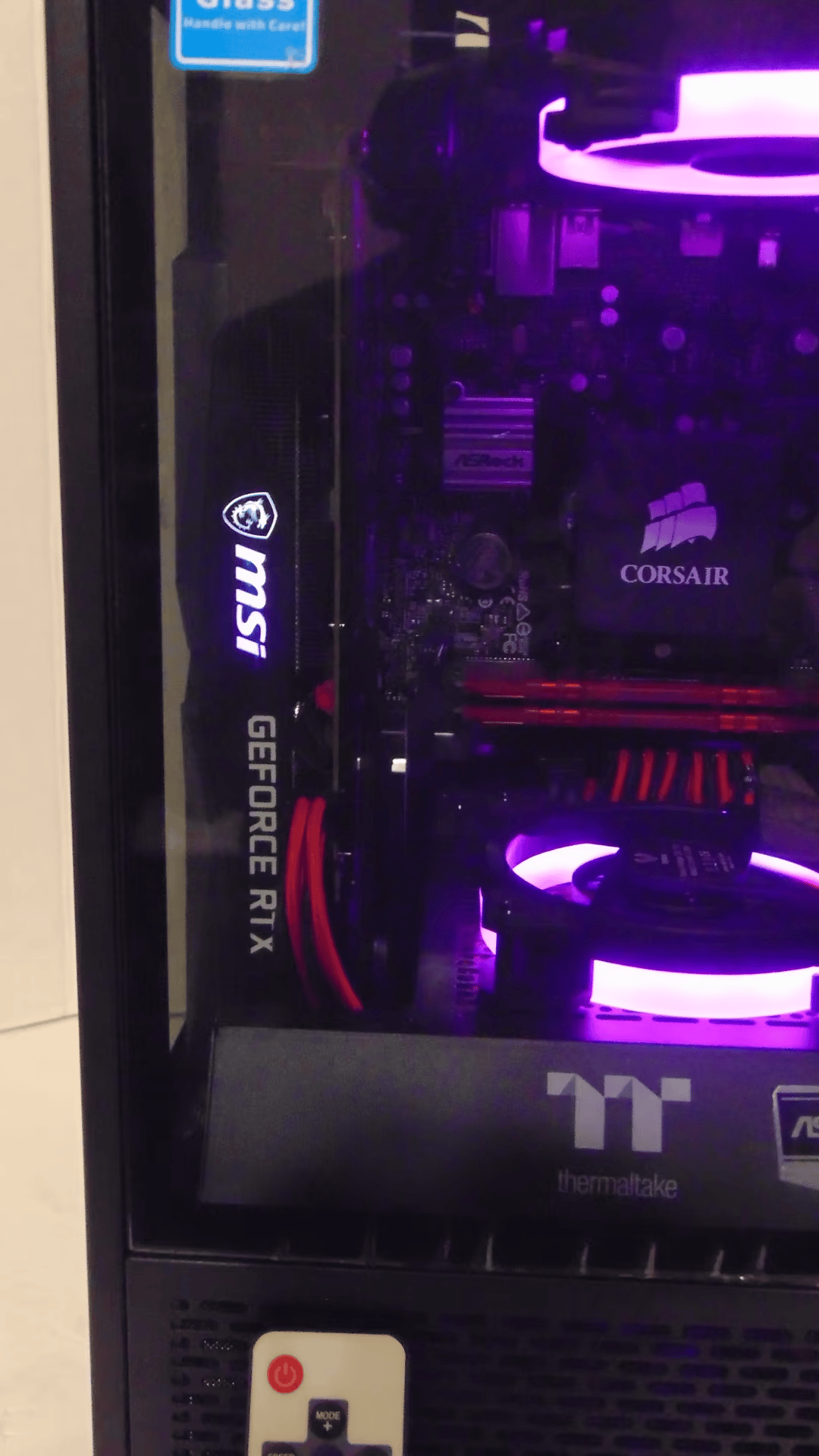 i7 8700 (RTX3050 8GB) 16GB DDR 4 256SSD 1TB Wifi WaterCooled RGB ThermalTake Tower 100
