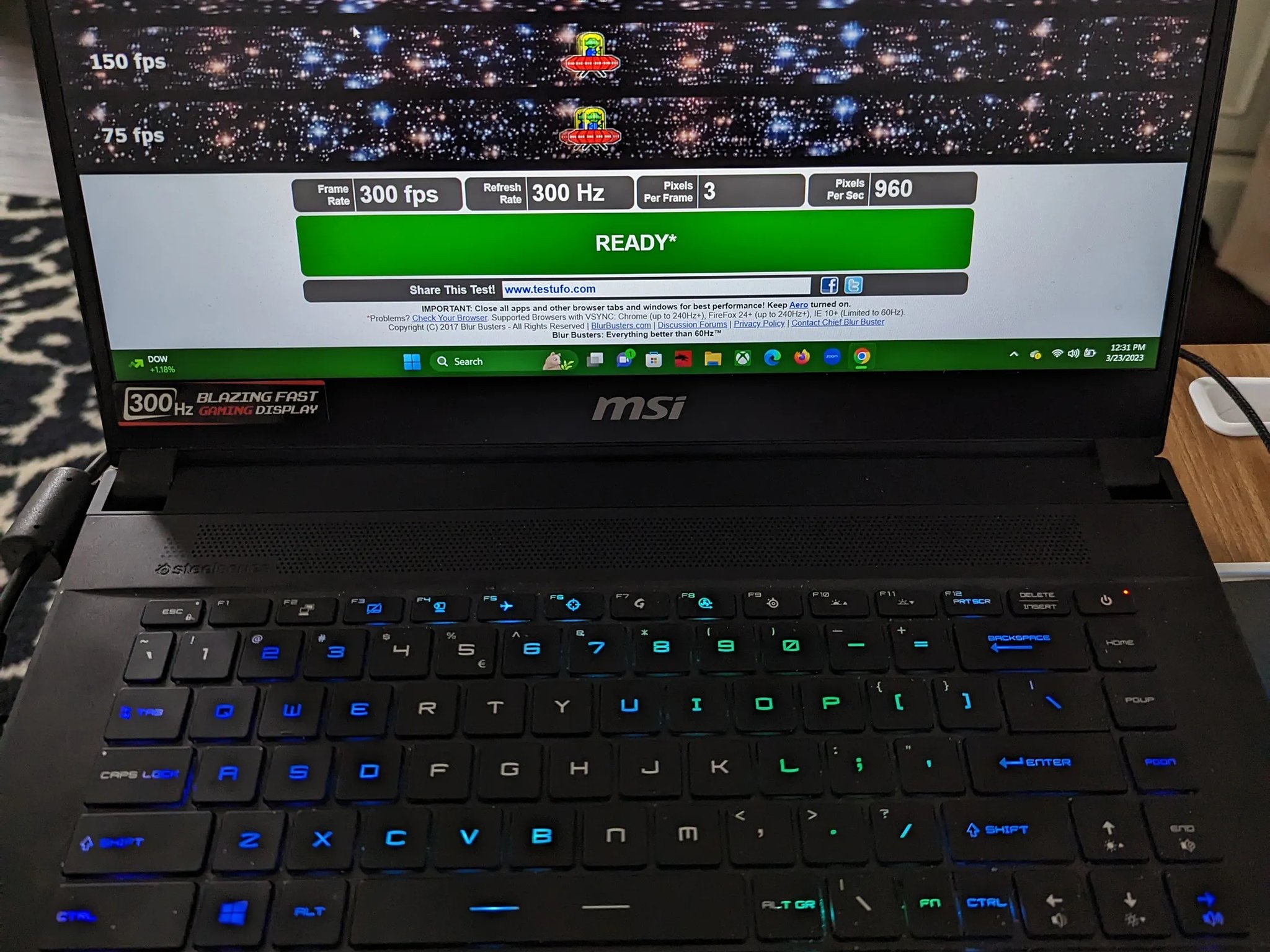 MSI GS66 Stealth 15.6 300Hz Intel Core i7-10870H RTX3070 Max-Q 32GB 1TB NVMe SSD 
