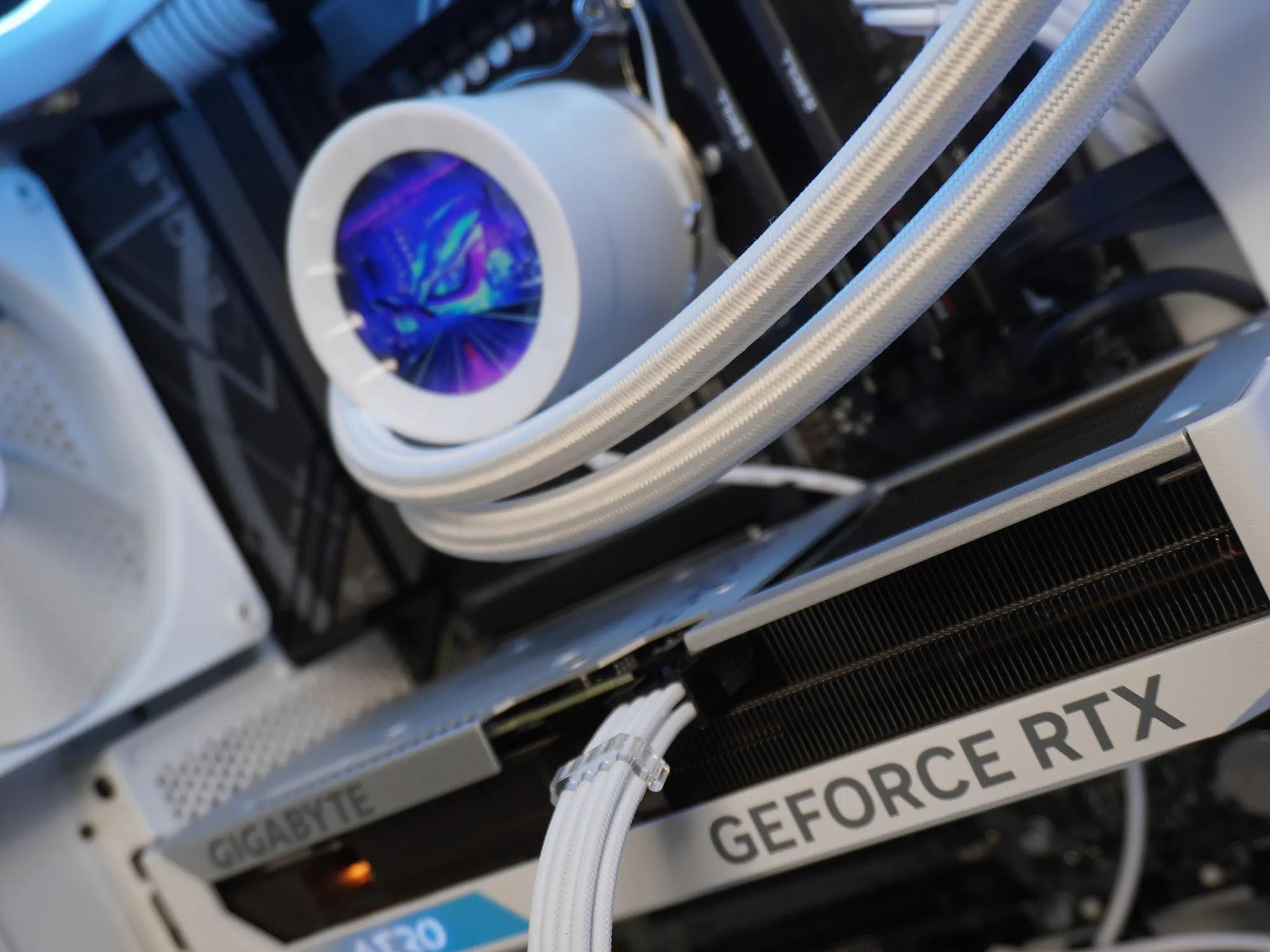 🤍AESTHETIC MACHINE🤍 💚 RTX 4060ti 8GB 💙 Intel I5 12600KF 10 Cores | 32GB DDR5 | 2TB 7000mhz NVME