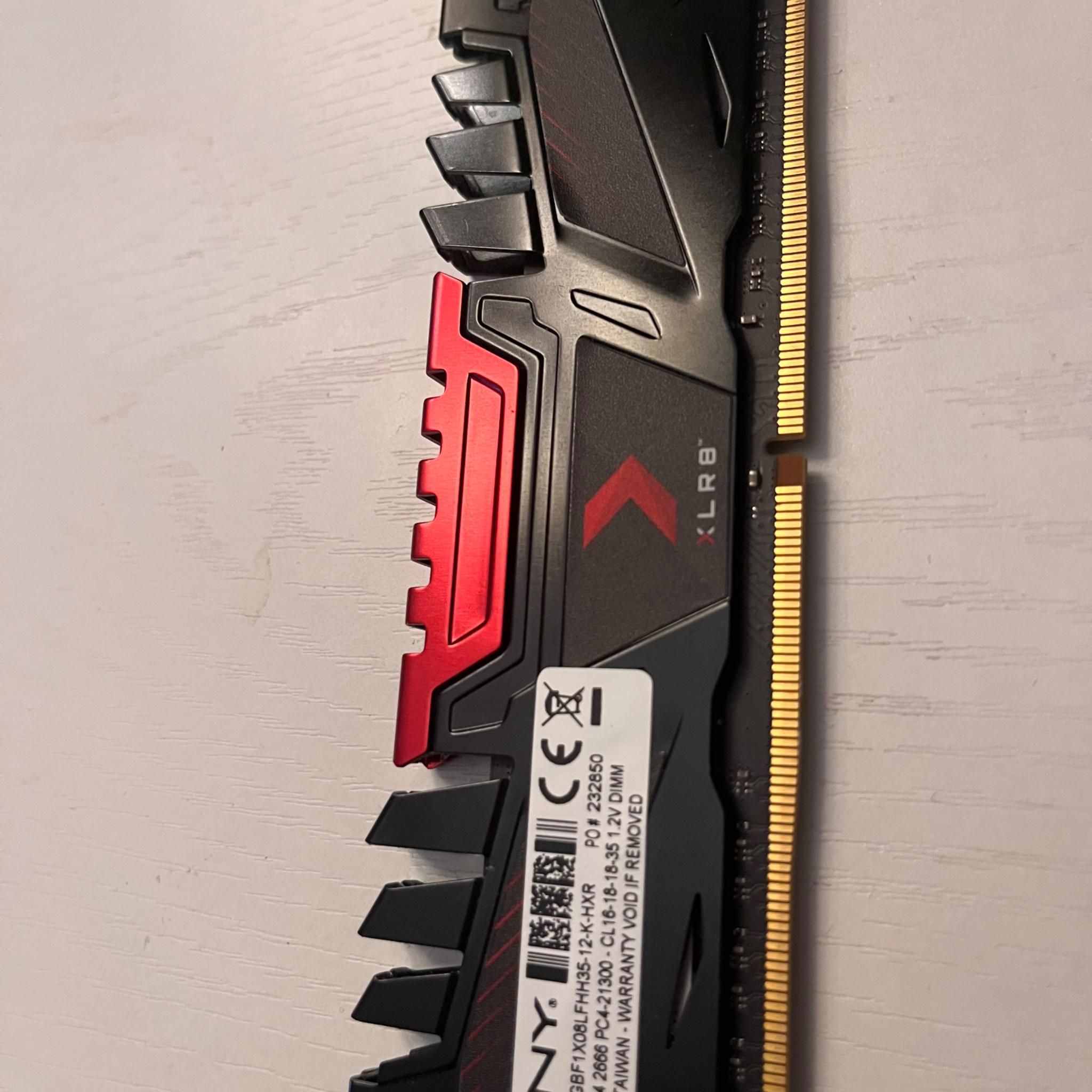 16GB PNY 2666 MHZ RAM (2x8gb dual channel)