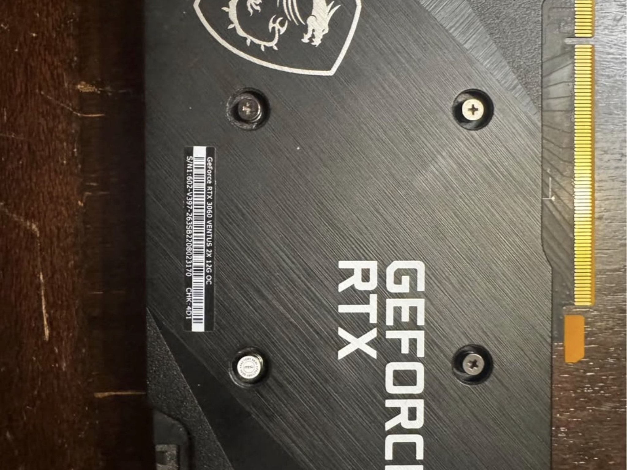 MSI 3060 12gb,  MSI z790 gaming plus WiFi & Intel I5 12600kf