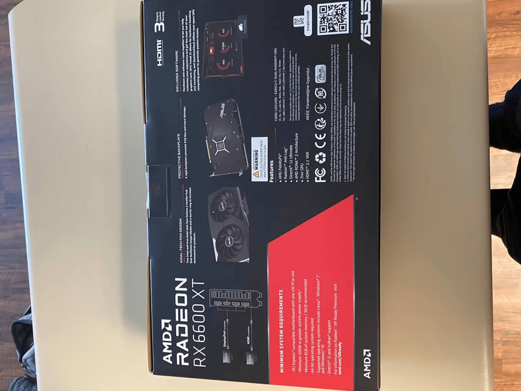 ASUS Radeon RX 6600 XT Dual OC