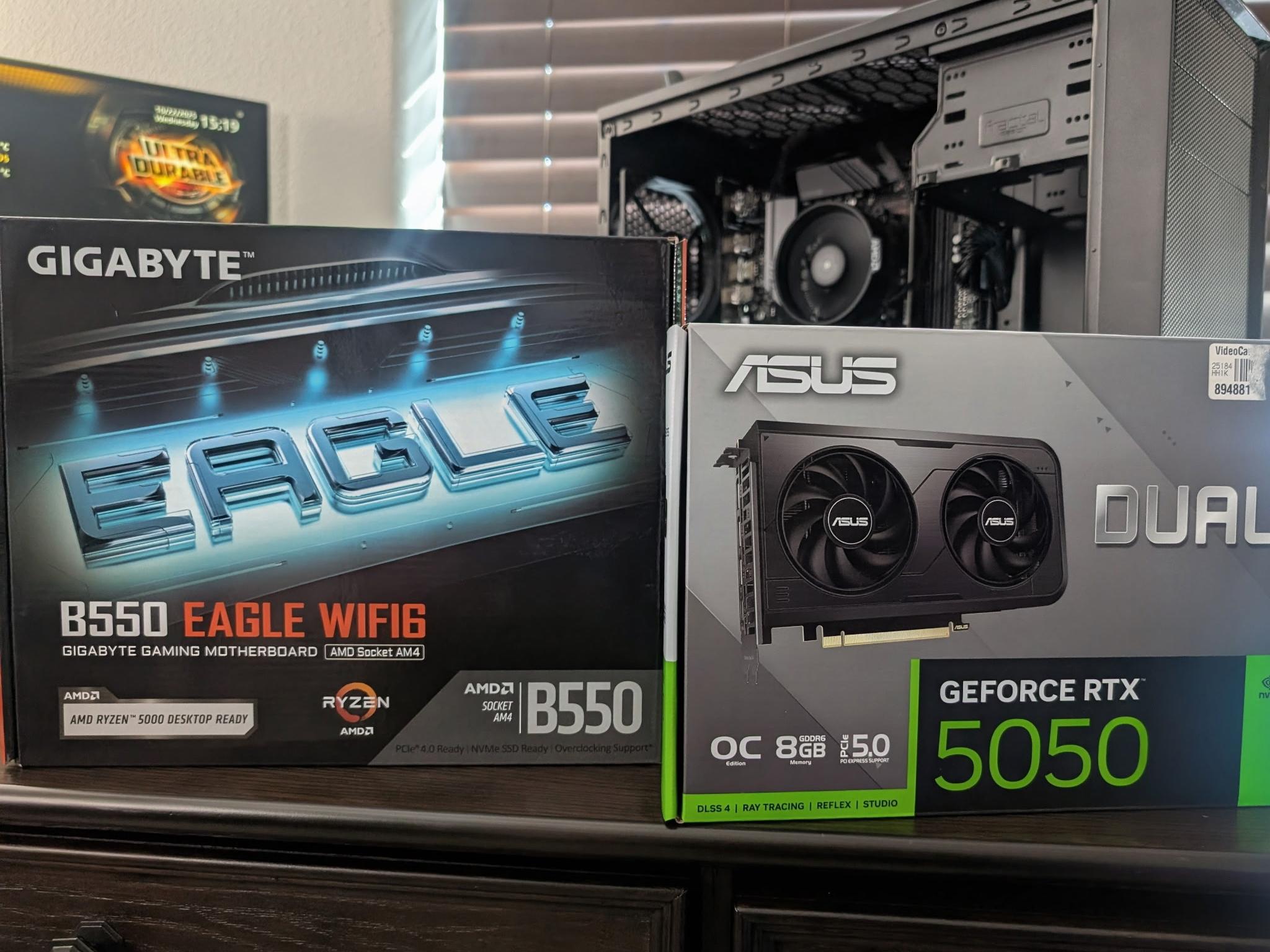 AMD Ryzen 5 5500 | RTX 5050 8GB | 16GB DDR4 | 1TB NVMe SSD | Custom Gaming PC | Windows 11 Home