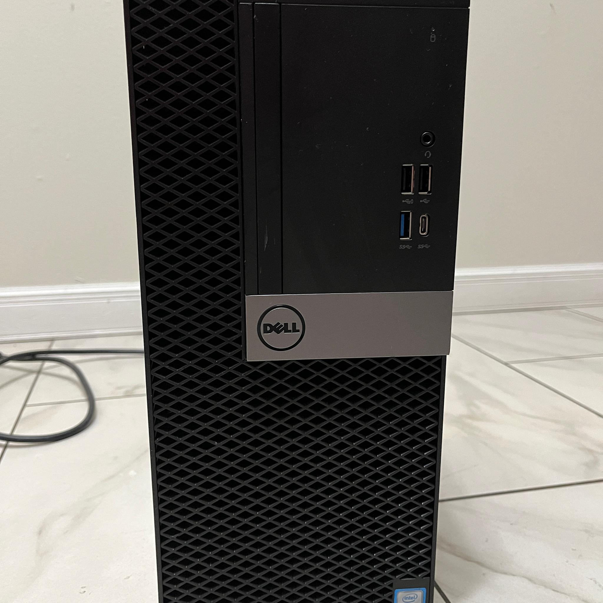 NVIDIA RTX 3050, Intel i7-7700, 16GB RAM, 750GB Storage - Dell Gaming PC w/Wi-Fi, BT