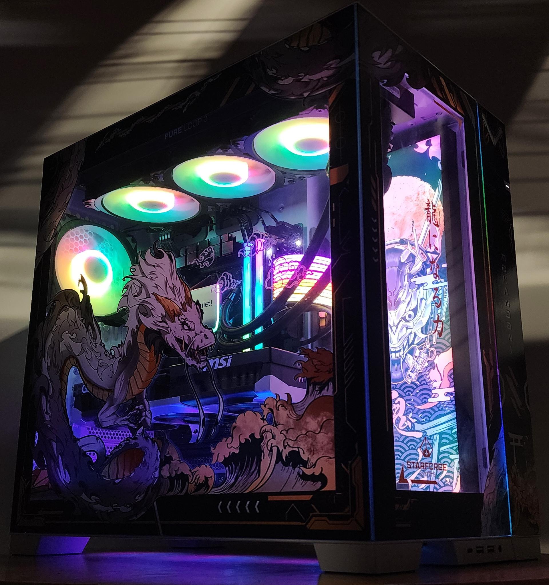 Gaming PC Ryzen 7 9800X3D 32GB RAM 2TB SSD RTX 5070 12GB Windows 11 Computer