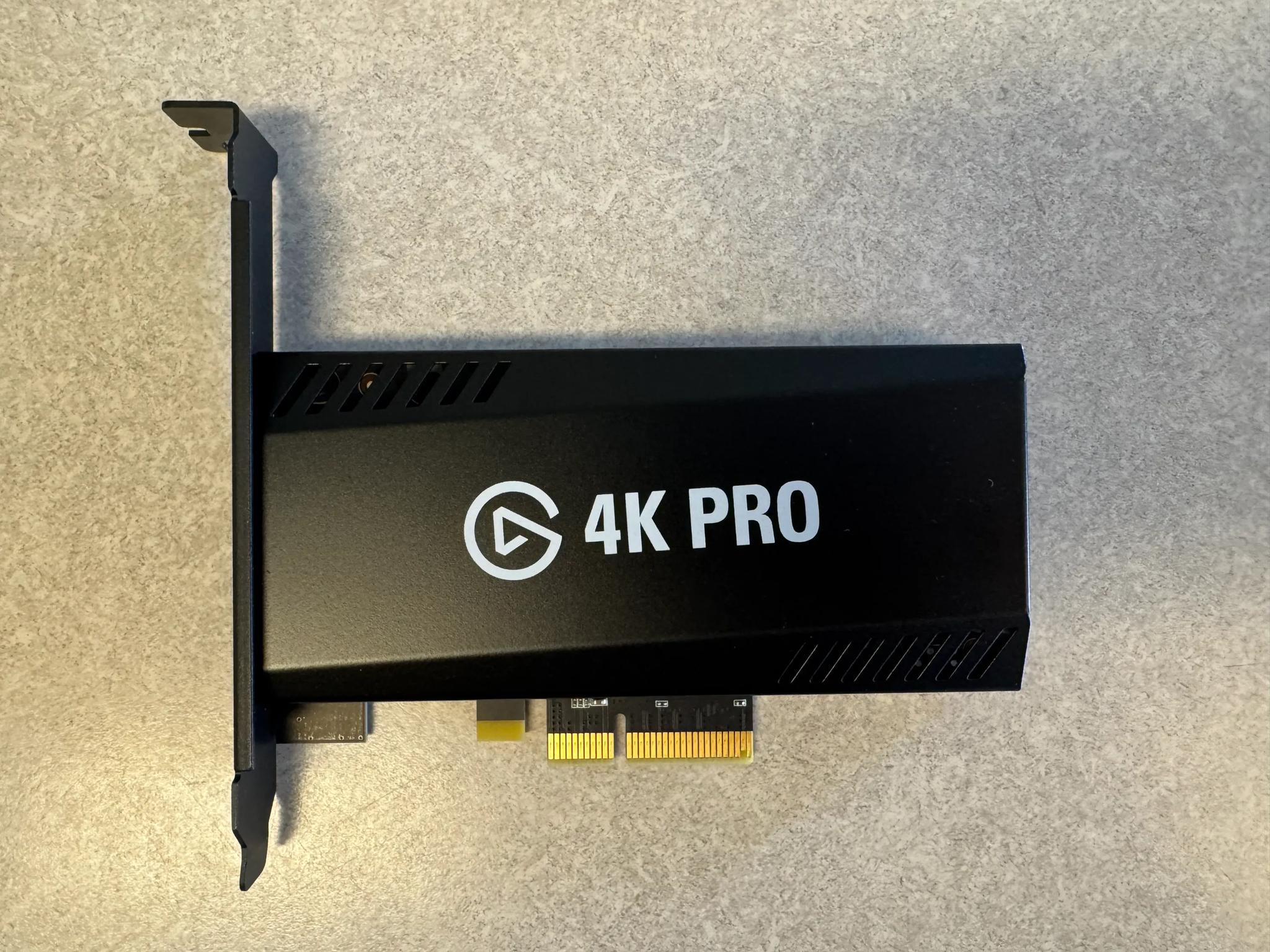 Elgato 4k Pro 8K60 passthrough (4k60 capture) HDMI 2.1 PCIe Capture Card