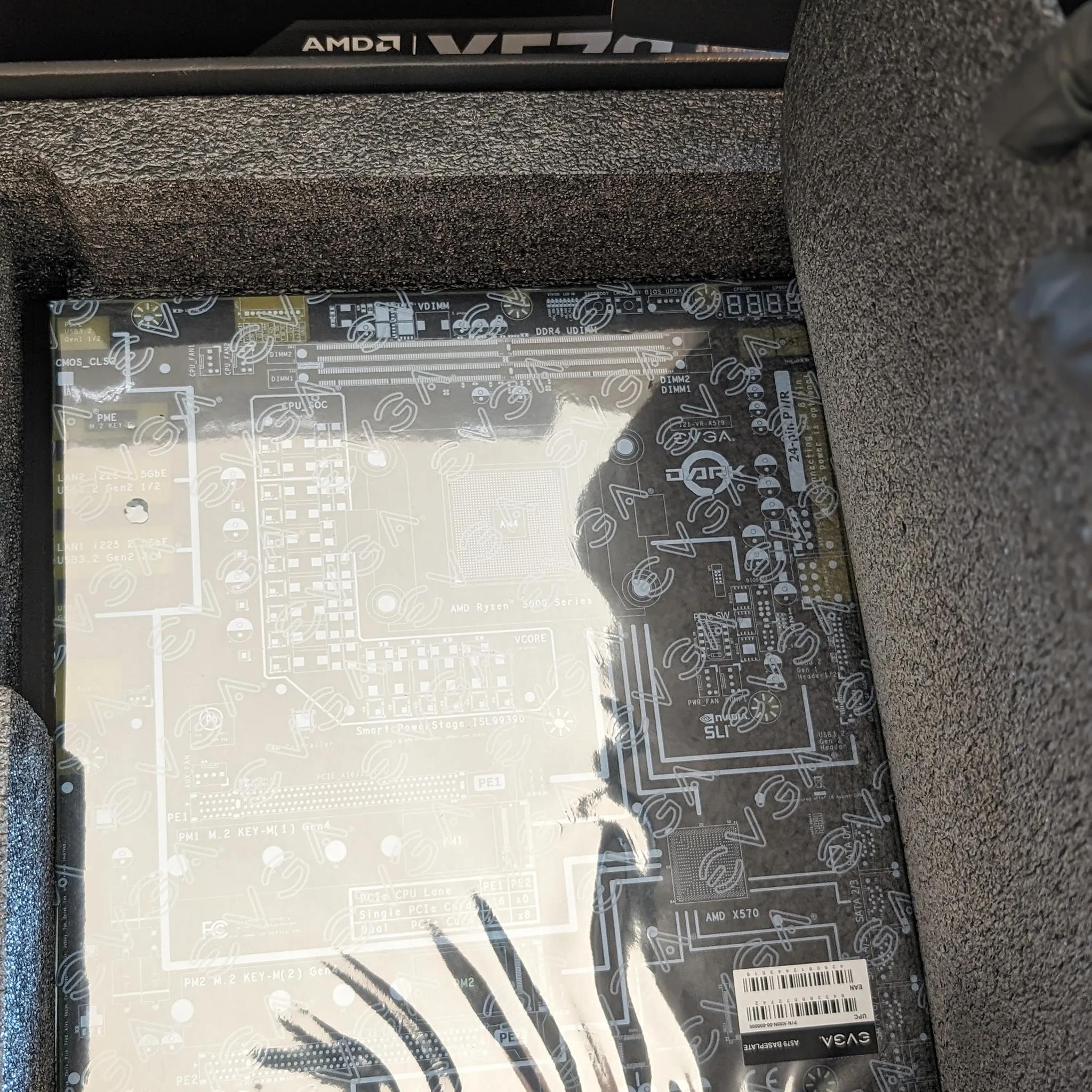 Motherboard/CPU Combo: EVGA X570 Dark w/AMD 5800X3D CPU