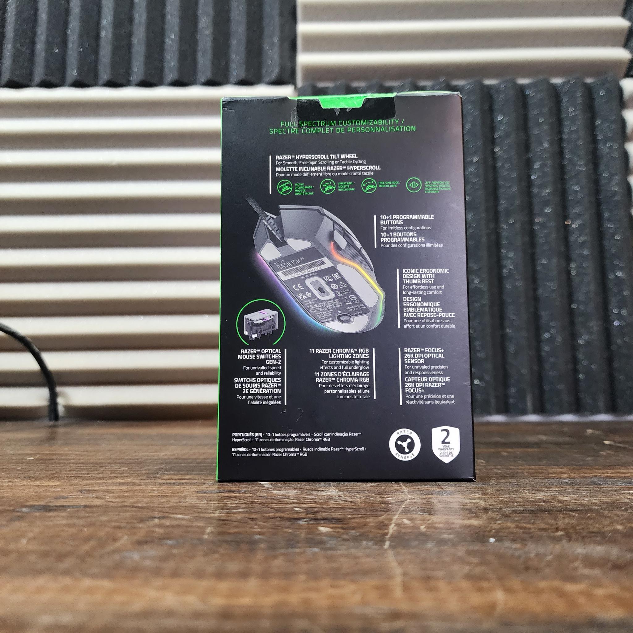 Razer Basilisk V3 Chroma RGB Lighting Wired Gaming Mouse