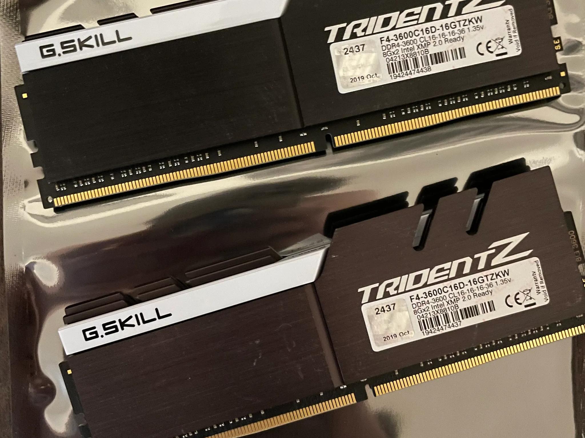 DDR4 16Gb 3600Mhz G.Skill Trident Z