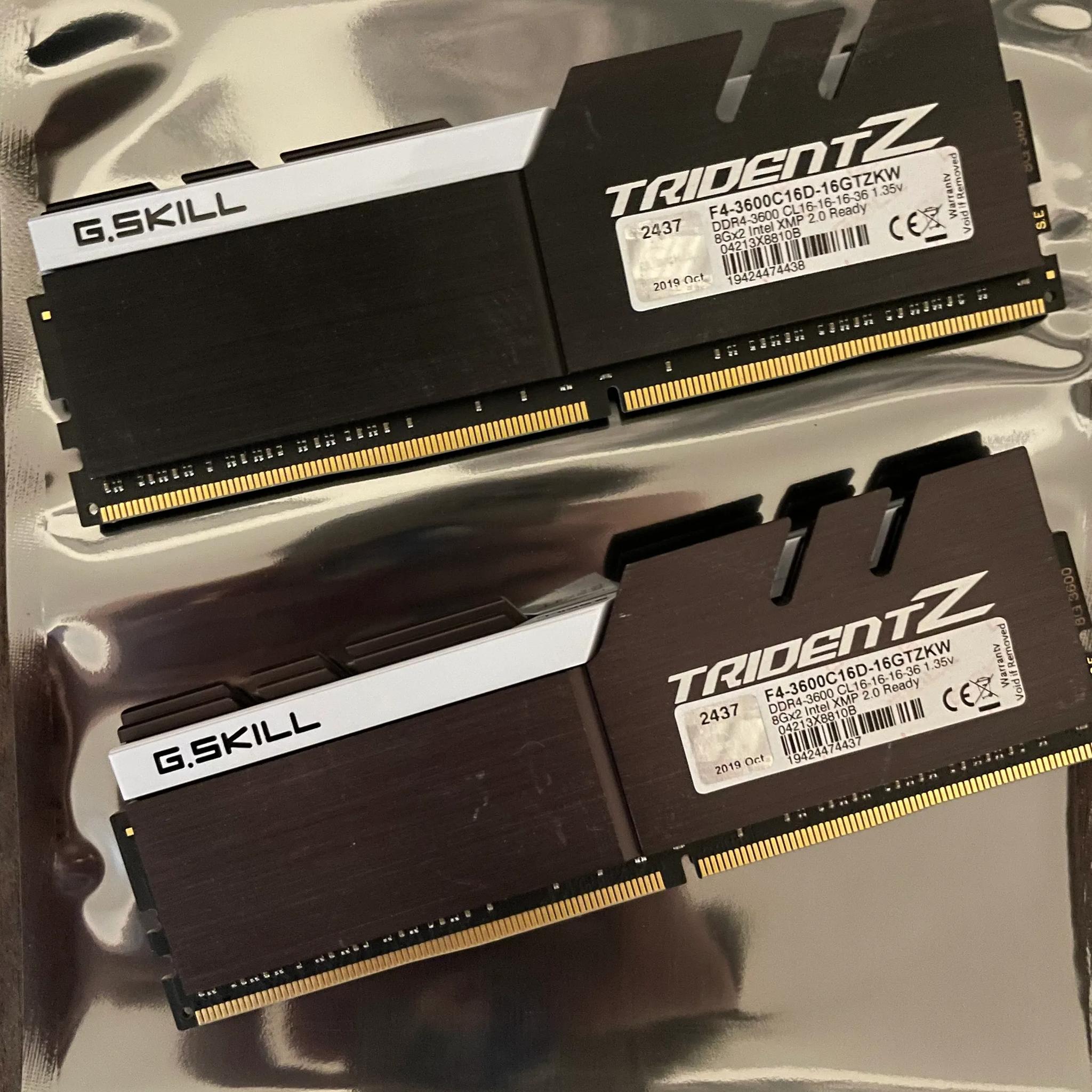 DDR4 16Gb 3600Mhz G.Skill Trident Z