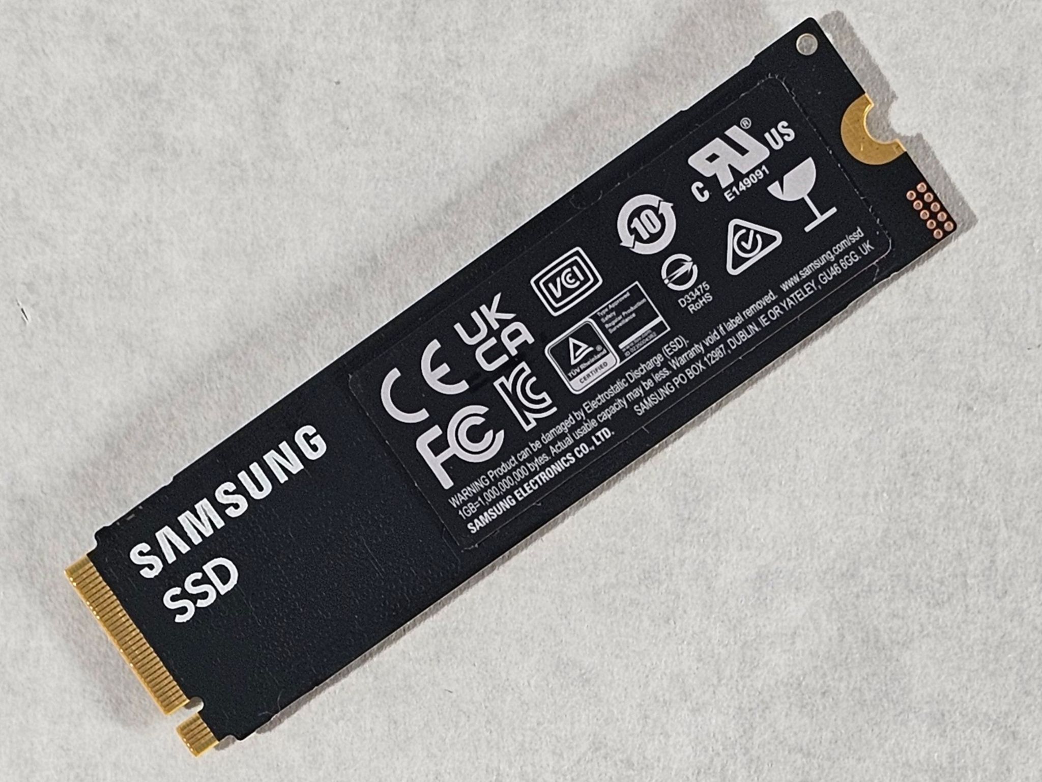 2TB NVMe M.2 SSD Samsung 9100 PRO Gen5