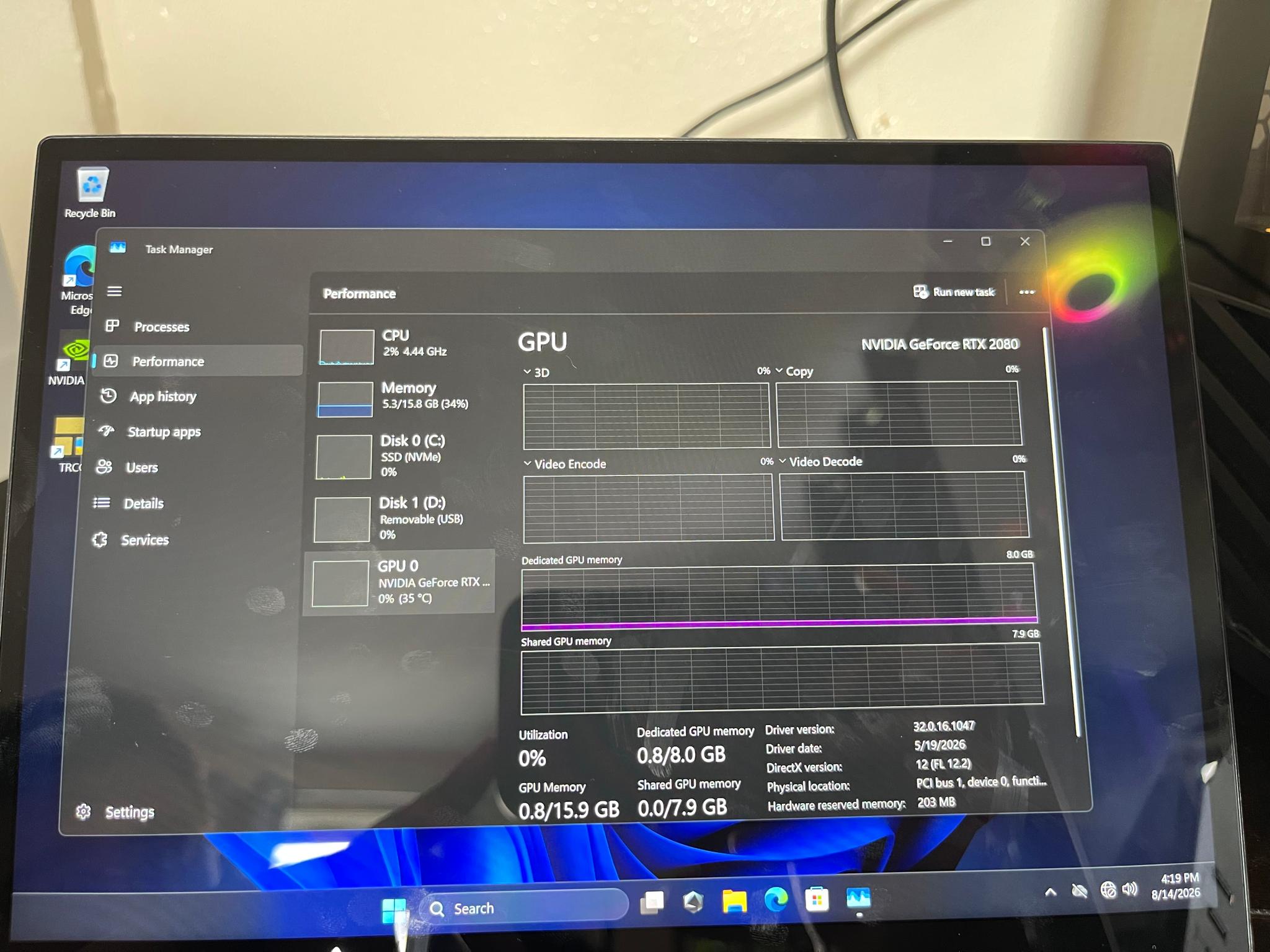 🌟Gaming PC/ RTX 2080/ Ryzen 7 5700/ 16Gb RAM/ 1Tb/ Liquid cooled.🌟